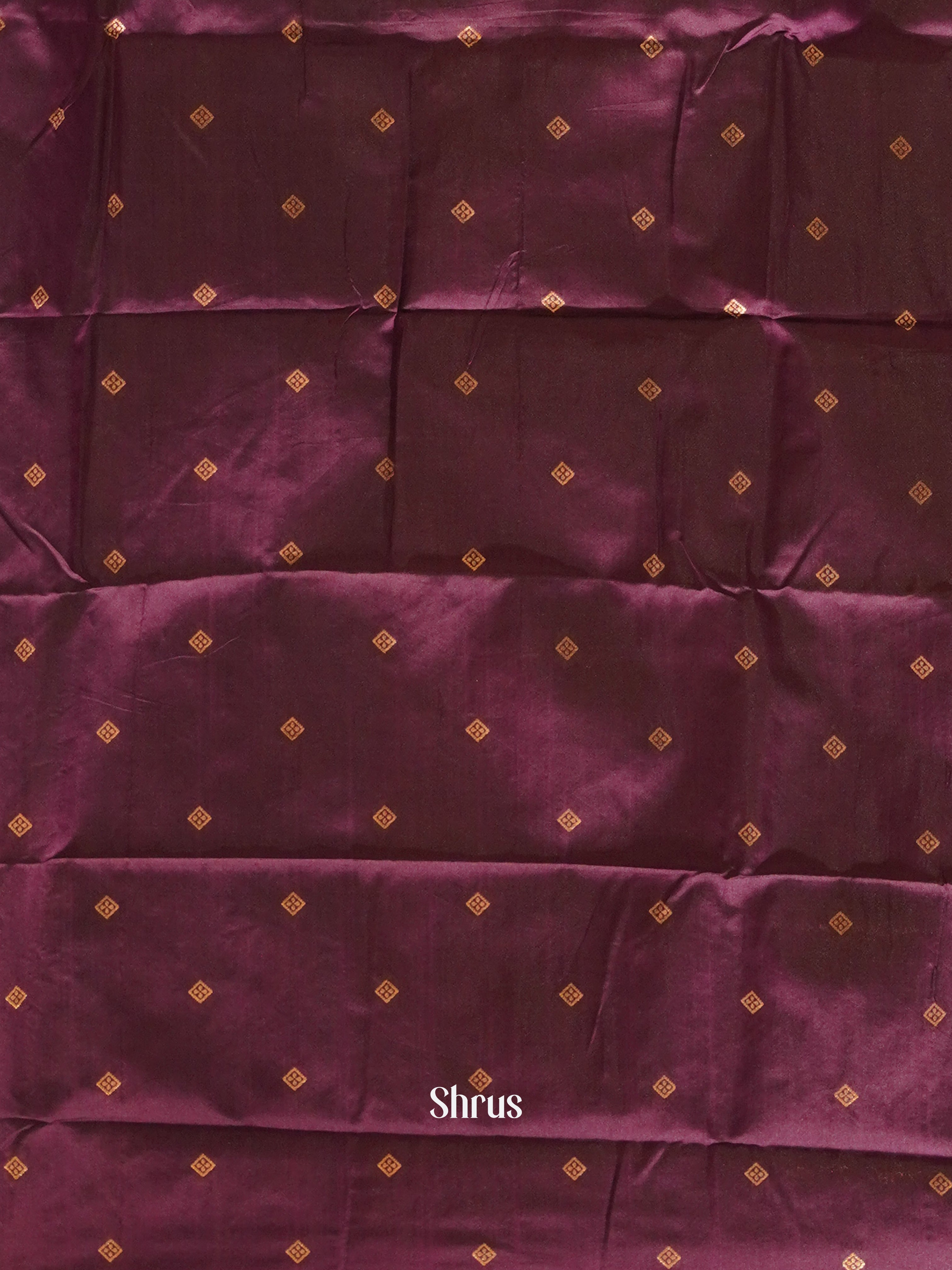 Blue And Deep Wine- Semi Soft Silk Saree