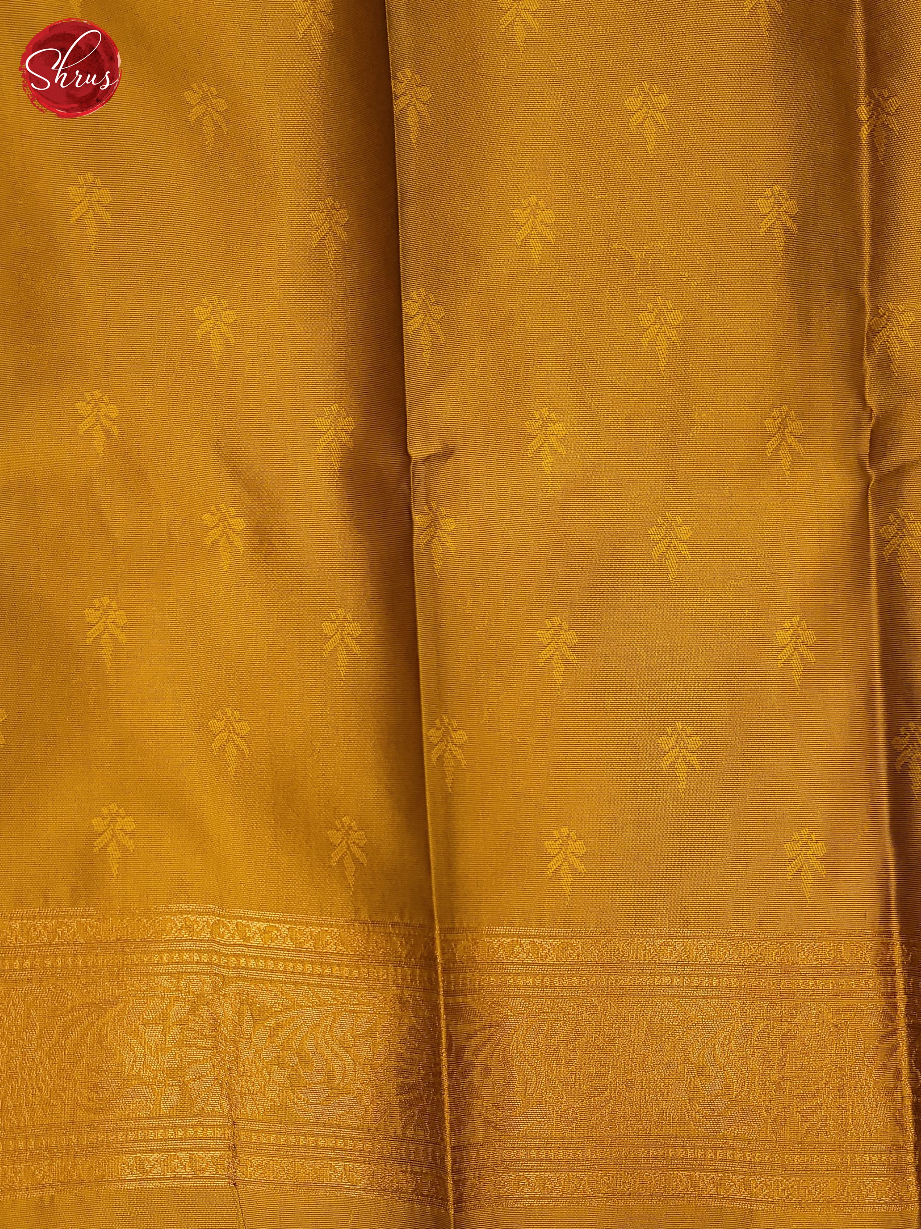 Mustard & Green - Semi Softsilk Saree - Shop on ShrusEternity.com