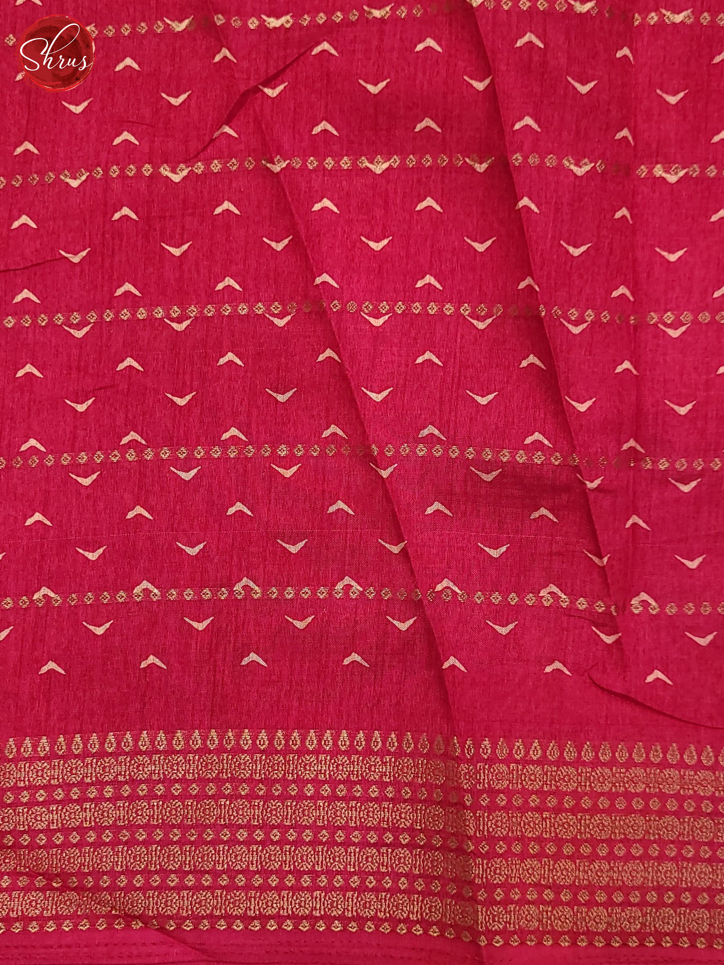 Pink(Single Tone)- Semi Crepe Saree - Shop on ShrusEternity.com