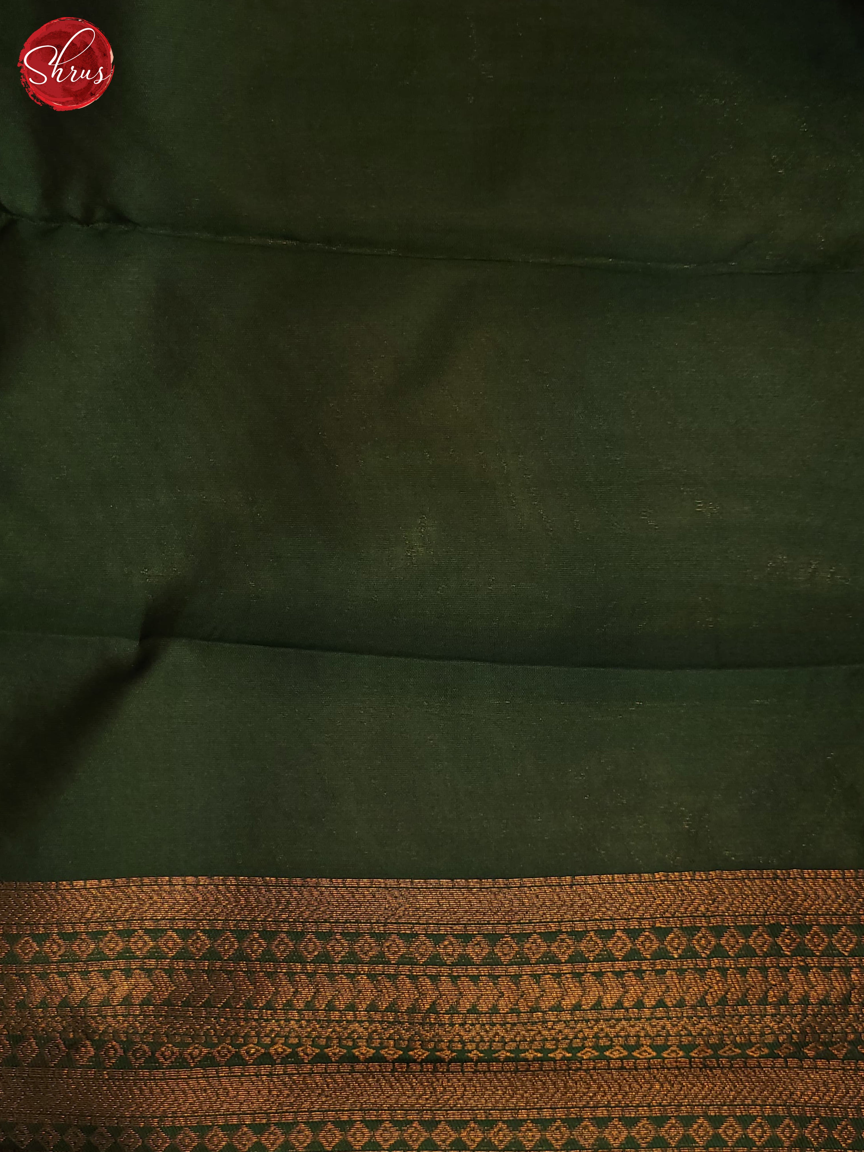 Madhulir Green & Green - Semi Kanchipuram Saree - Shop on ShrusEternity.com