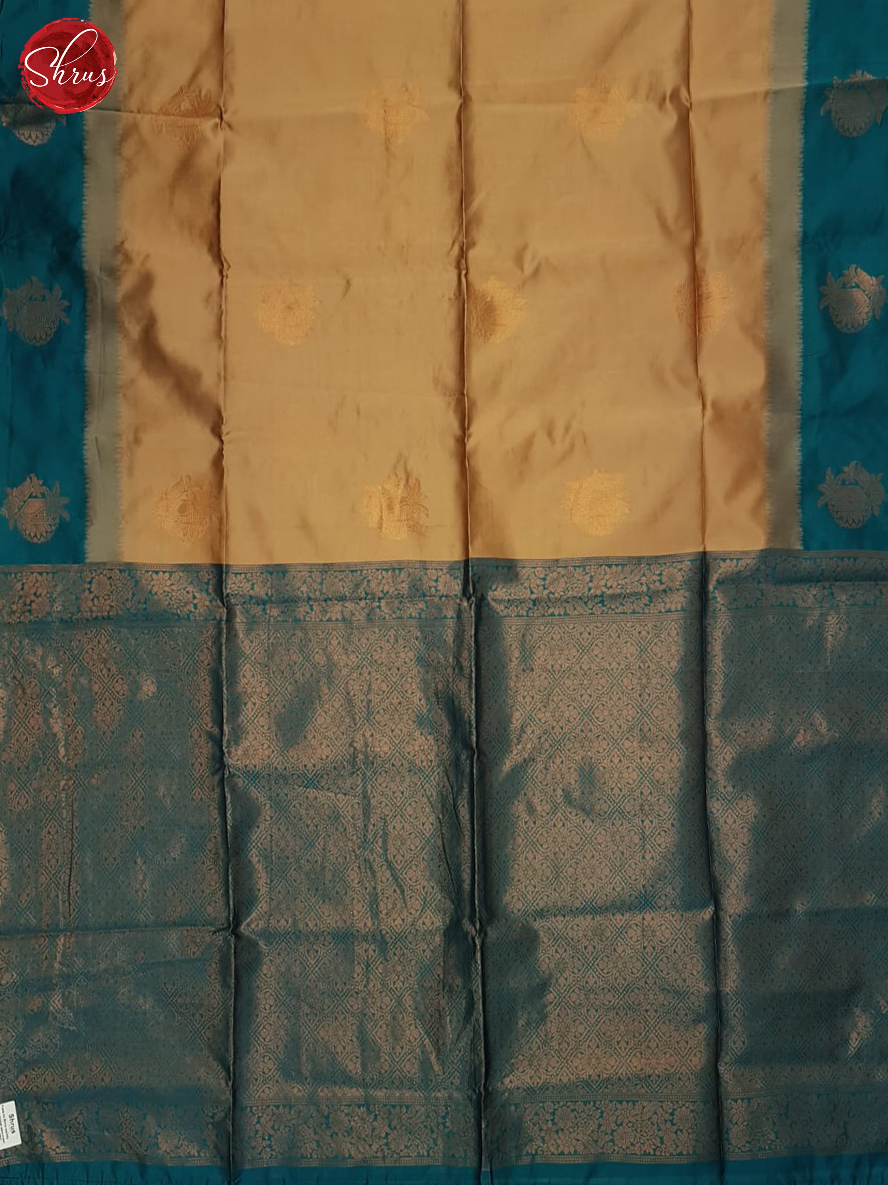 Brown & Green- Semi Softsilk Saree - Shop on ShrusEternity.com