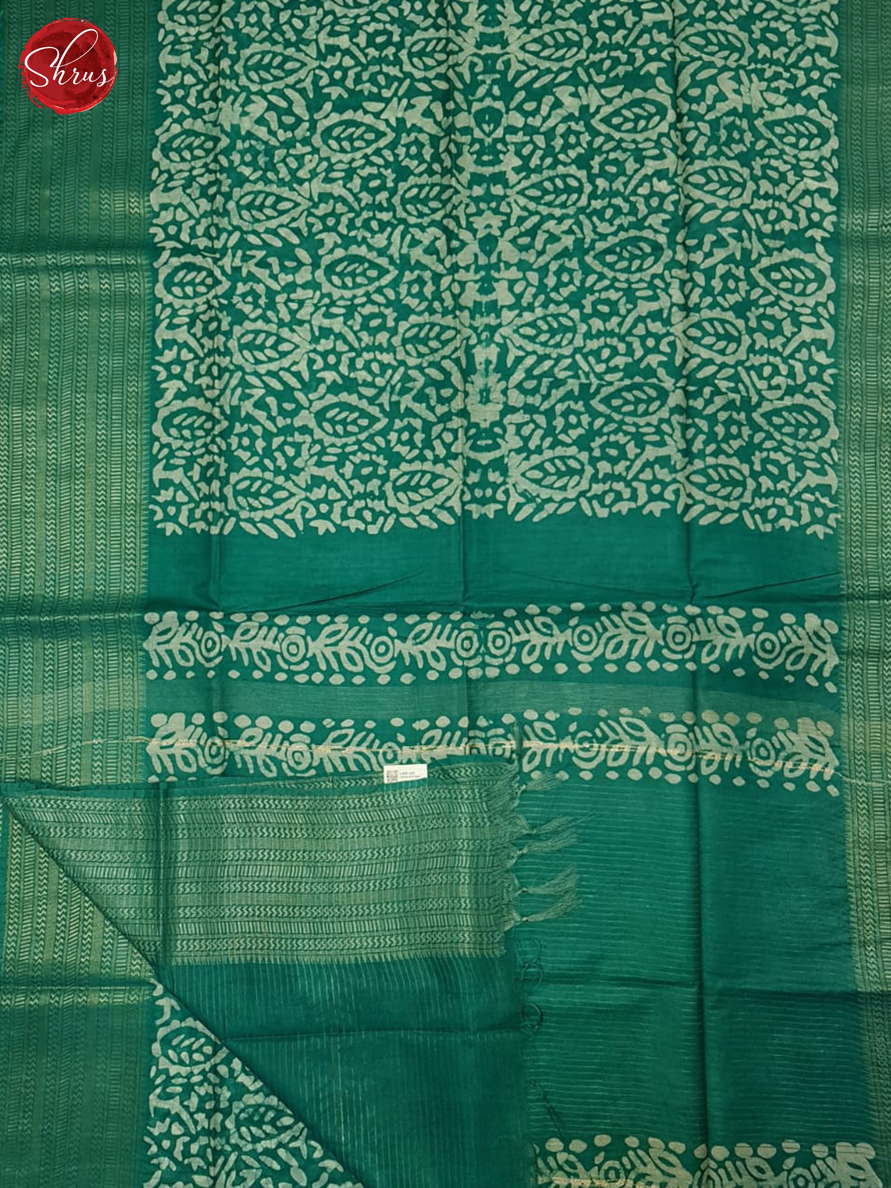 Green(single tone) - Bhatik Saree - Shop on ShrusEternity.com