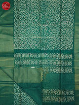 Green(single tone) - Bhatik Saree - Shop on ShrusEternity.com