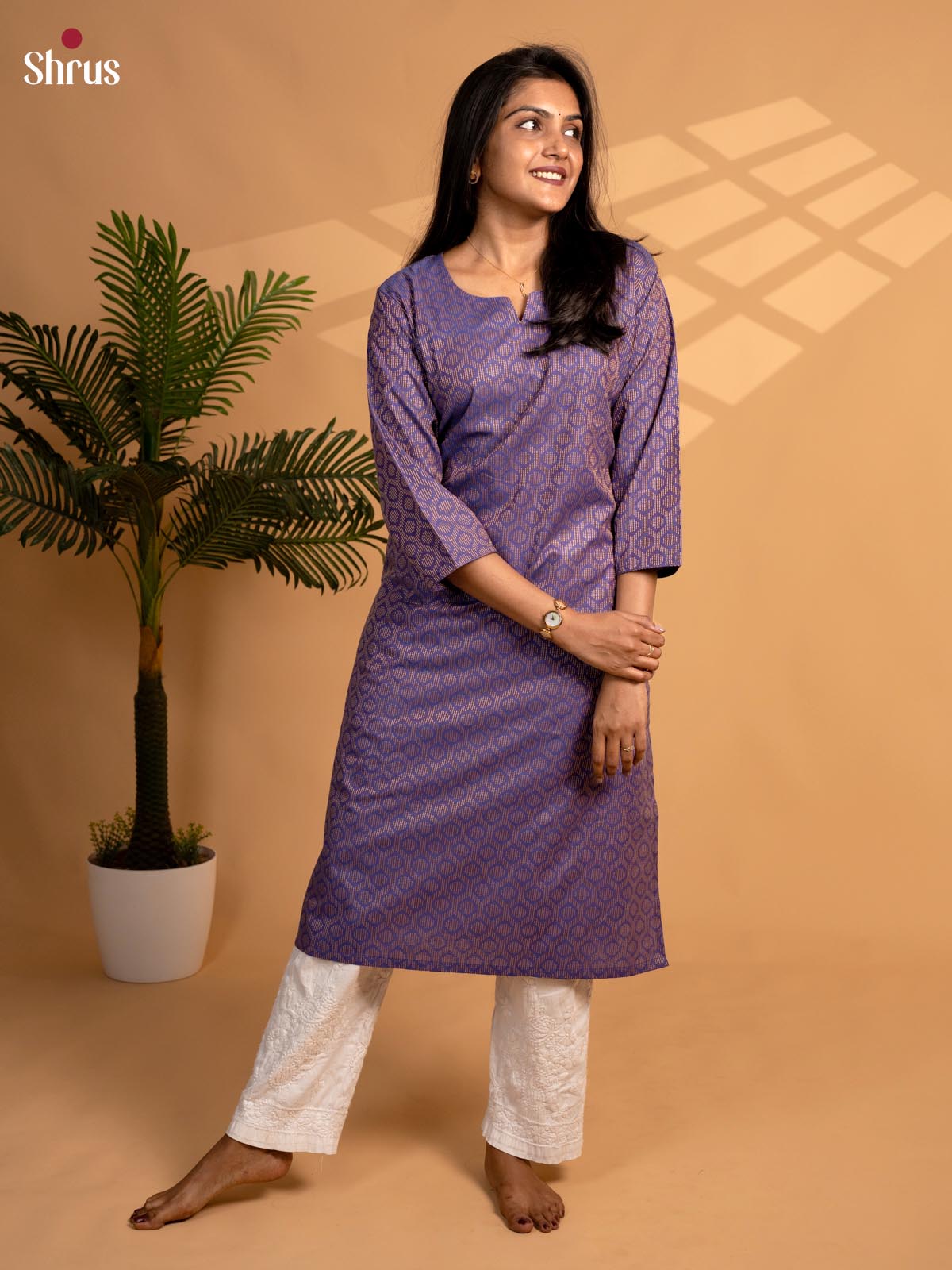 Purple - Readymade Kurti