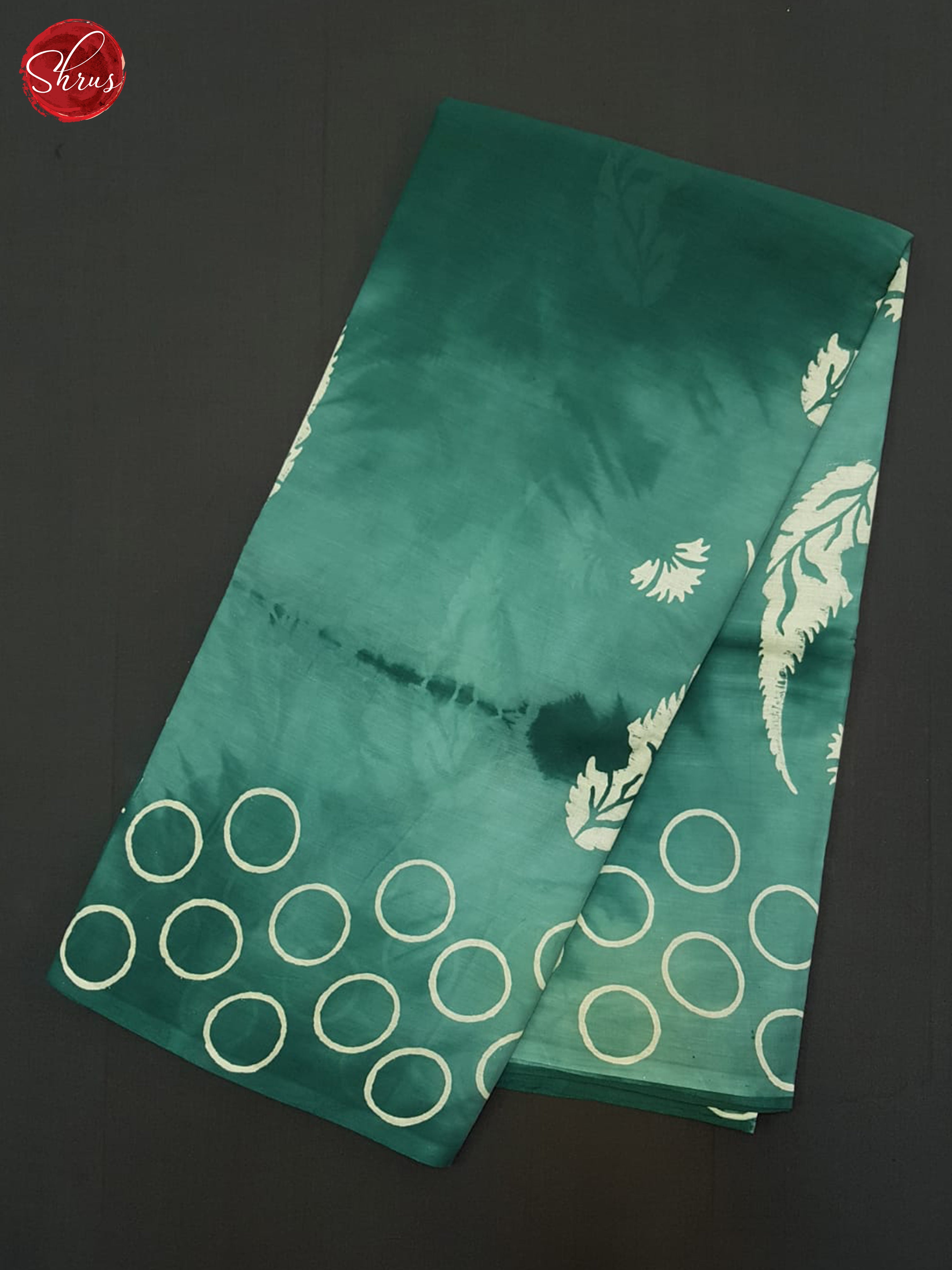 Green  - Jaipur cotton Saree - Shop on ShrusEternity.com