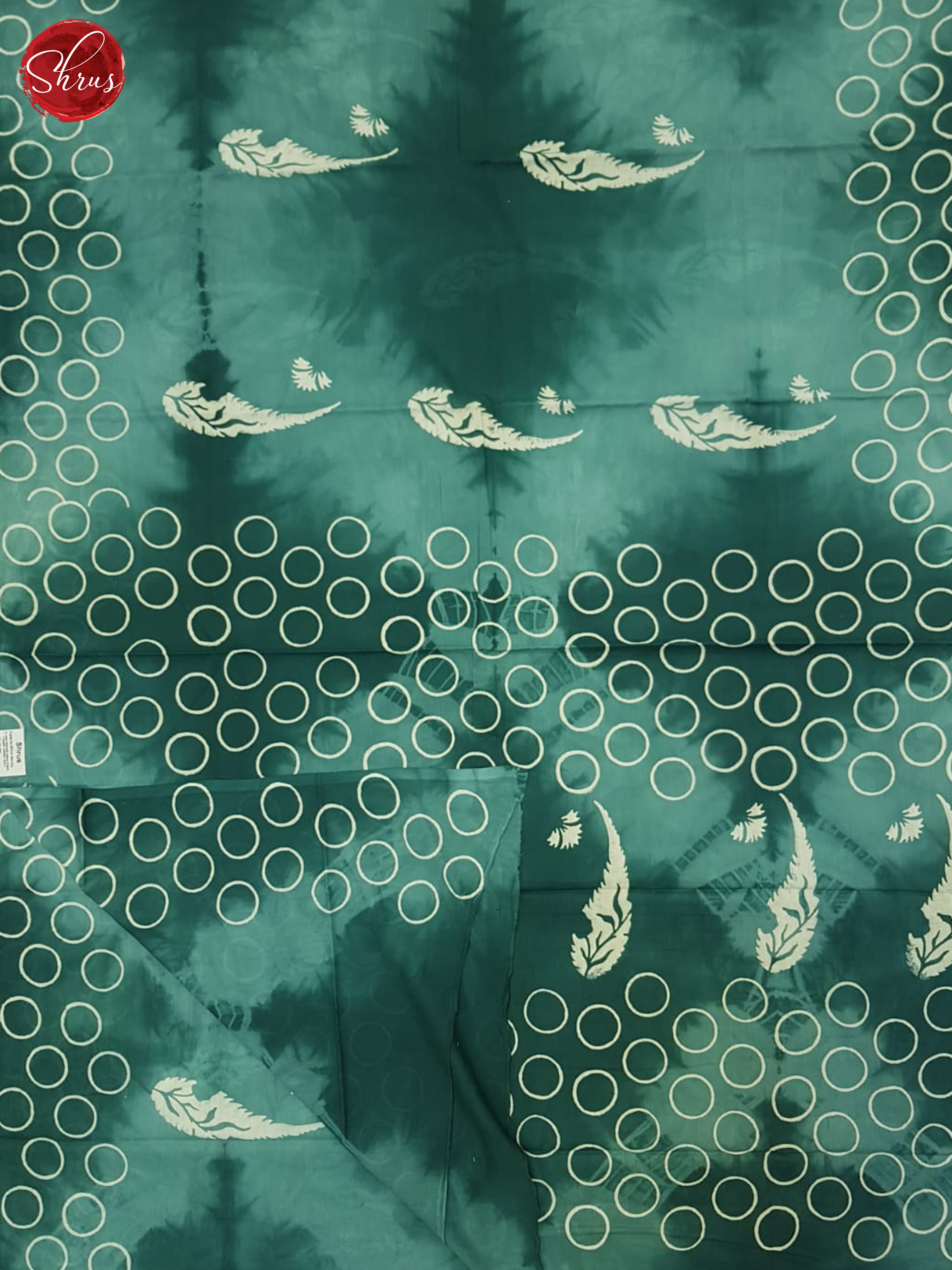 Green  - Jaipur cotton Saree - Shop on ShrusEternity.com