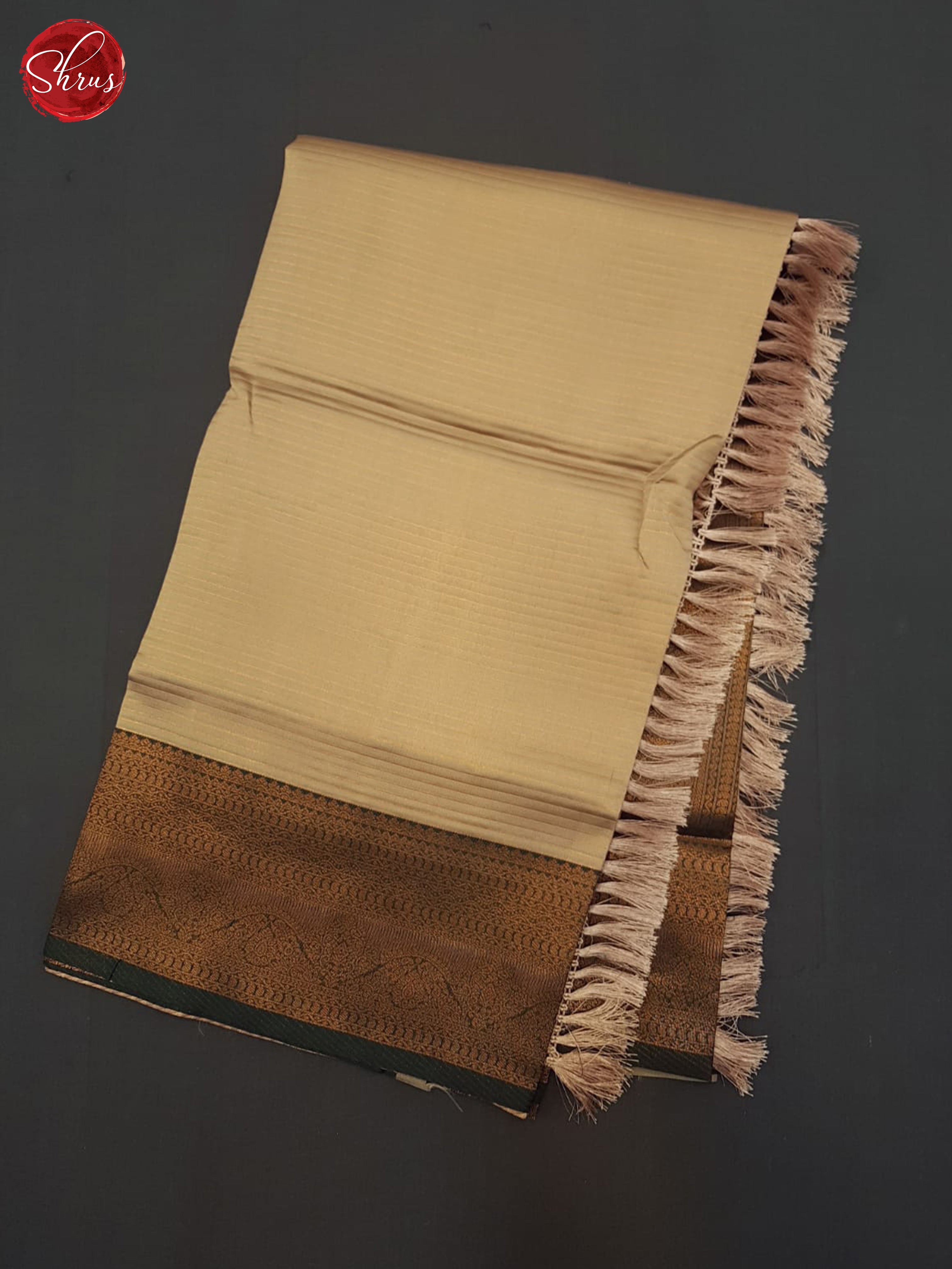 Brown & Green - Semi Kanchipuram Saree - Shop on ShrusEternity.com