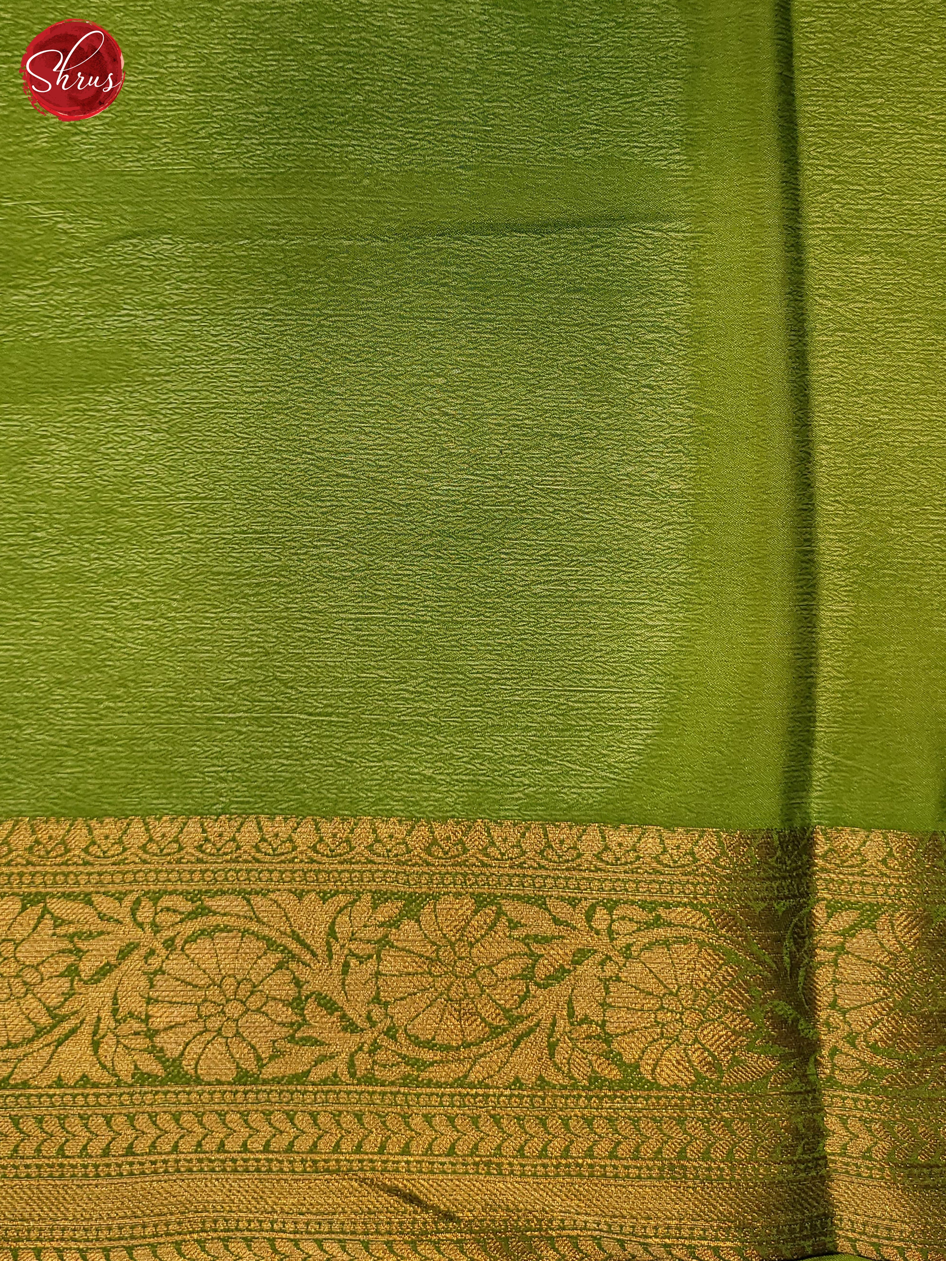 Light Green & Green- Semi Georgette Saree - Shop on ShrusEternity.com