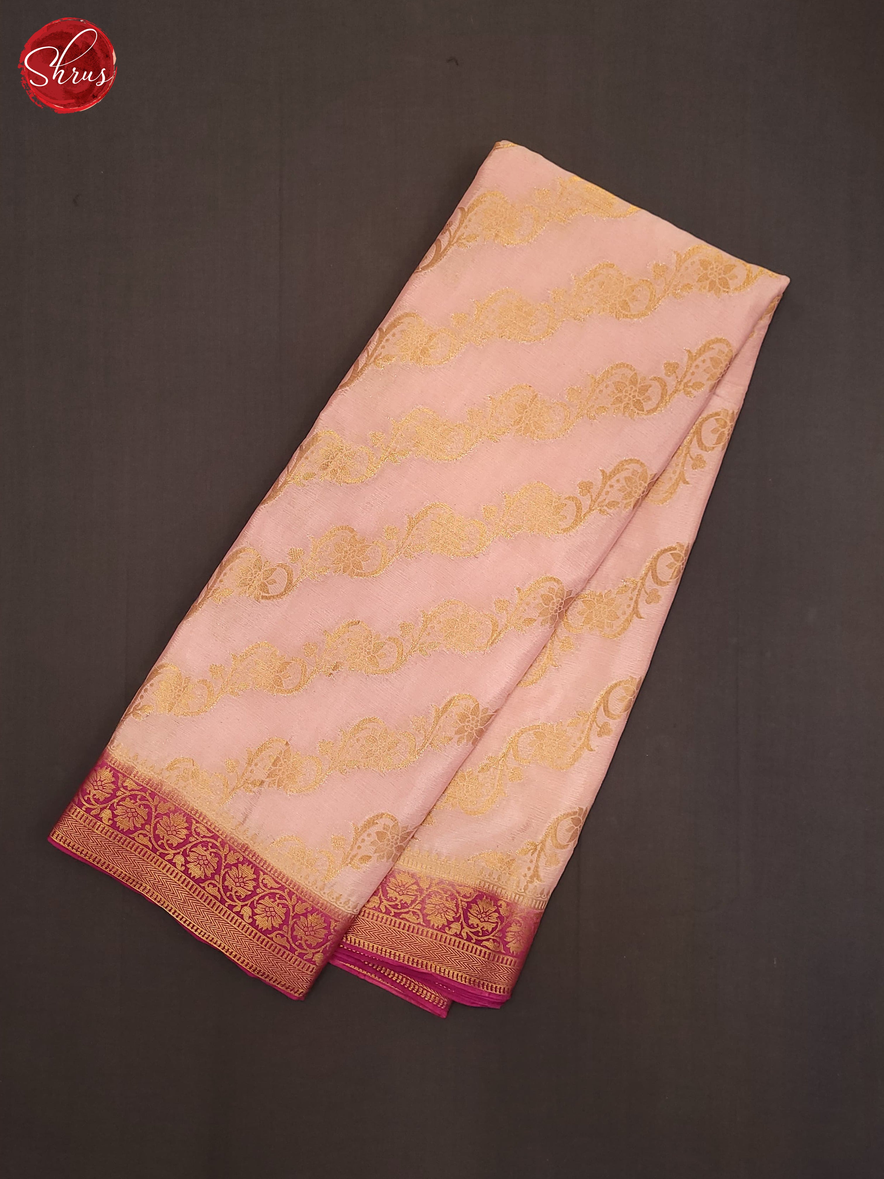 Light Pink & Pink - Semi Georgette Saree - Shop on ShrusEternity.com