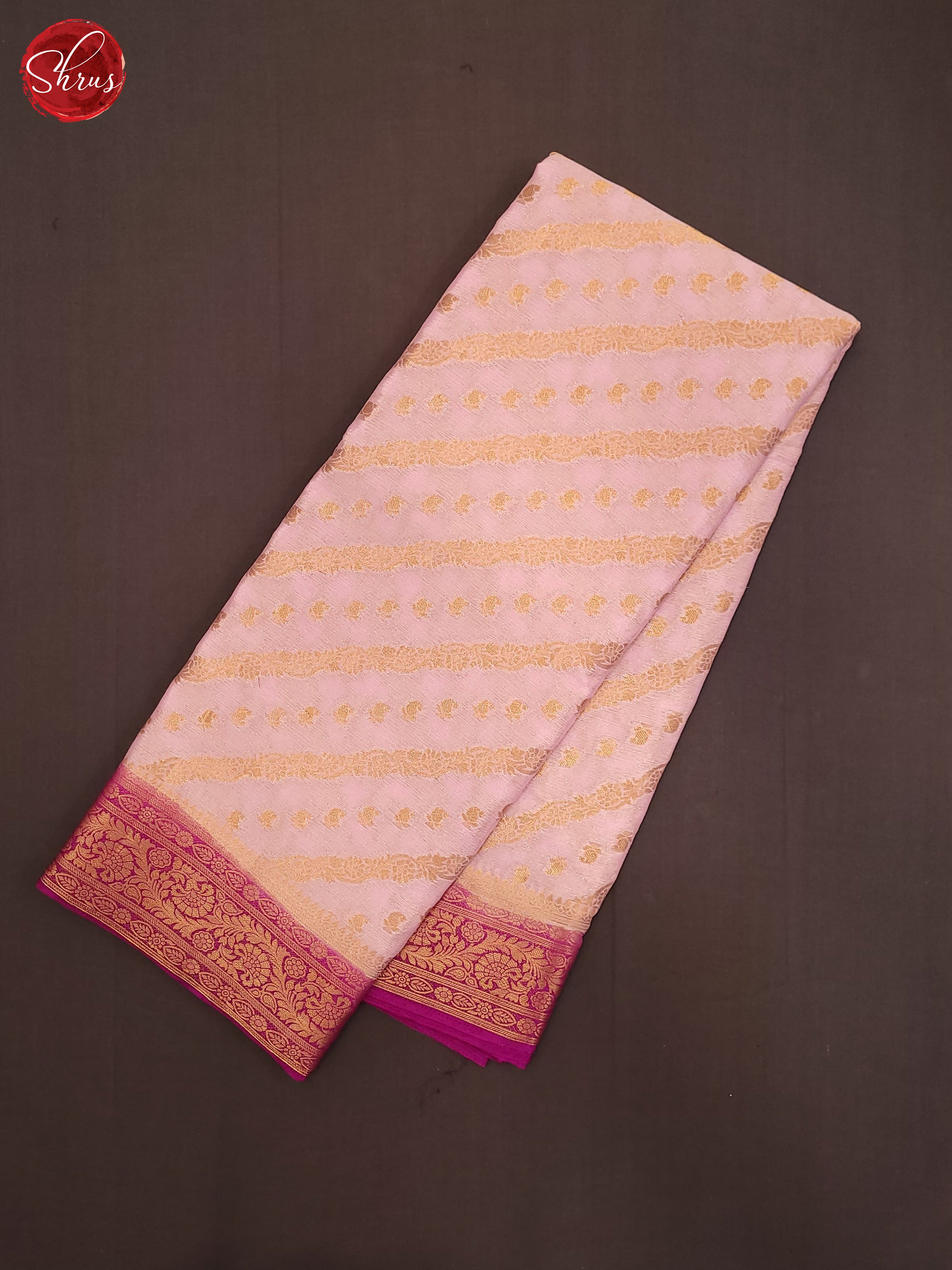 Baby Pink & Pink   - Semi Georgette Saree - Shop on ShrusEternity.com