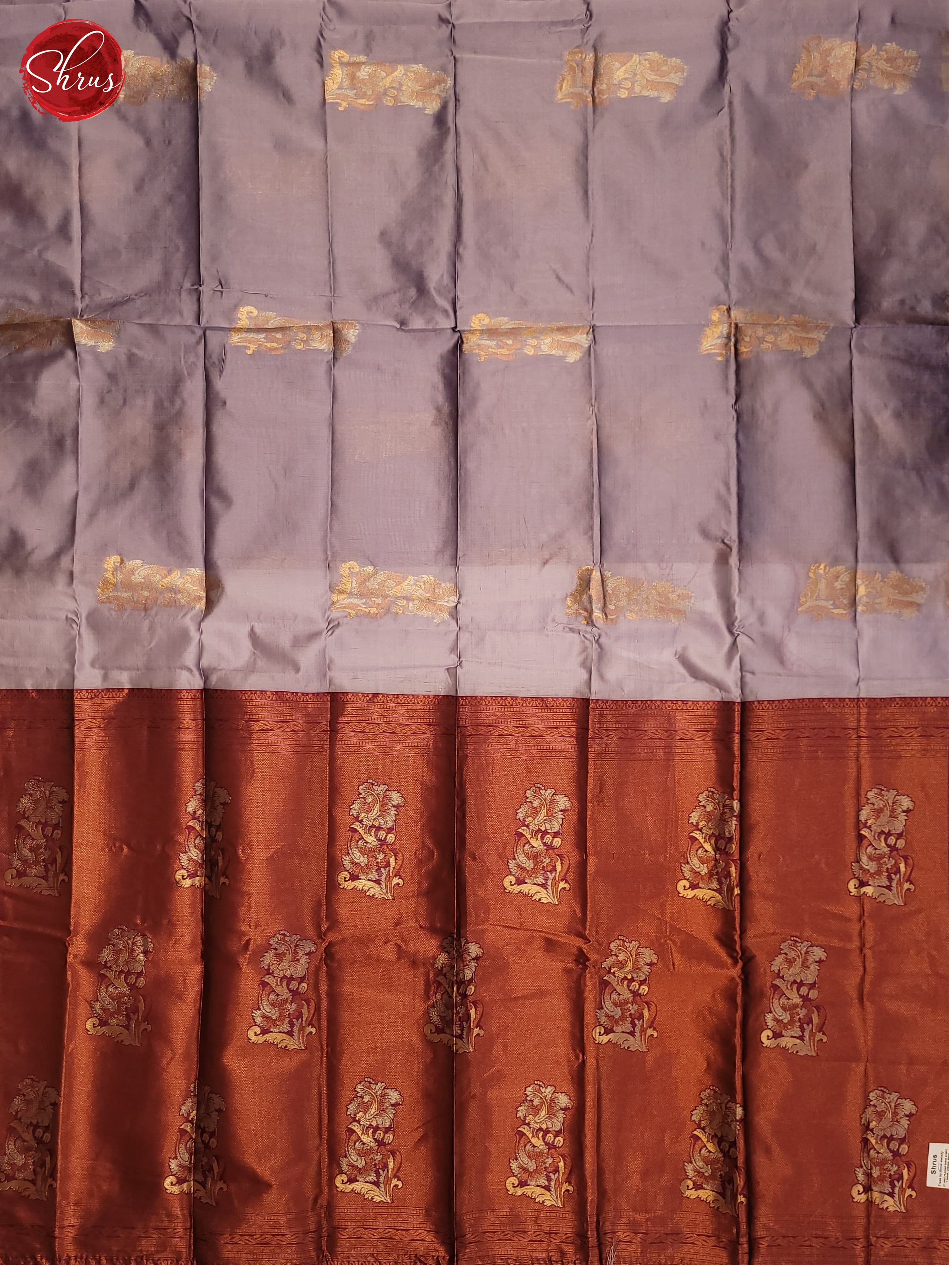 Mild lavender and majenta pink - Semi Soft Silk Saree - Shop on ShrusEternity.com