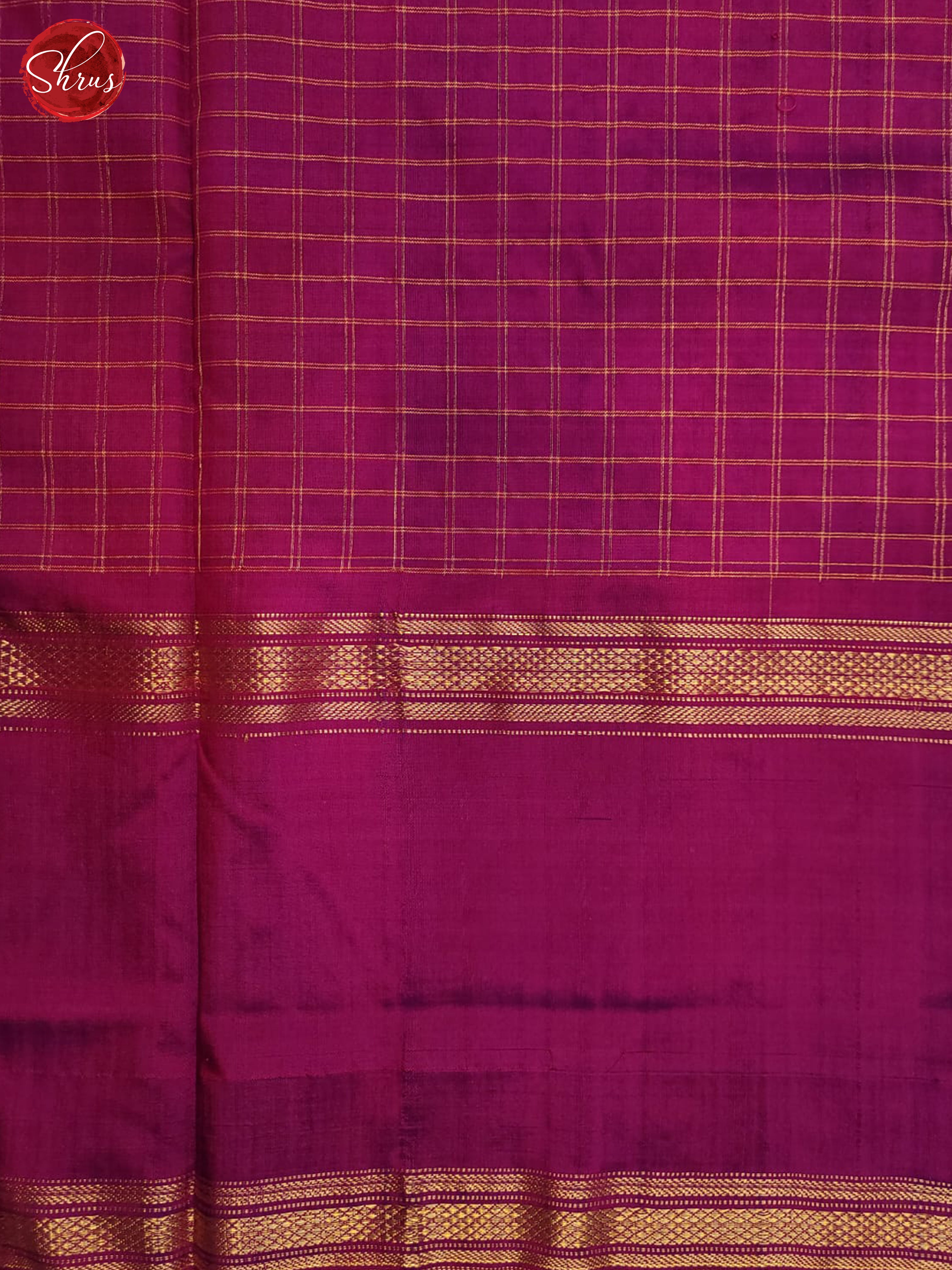 Brown and pink- Ikkat Silk Saree - Shop on ShrusEternity.com