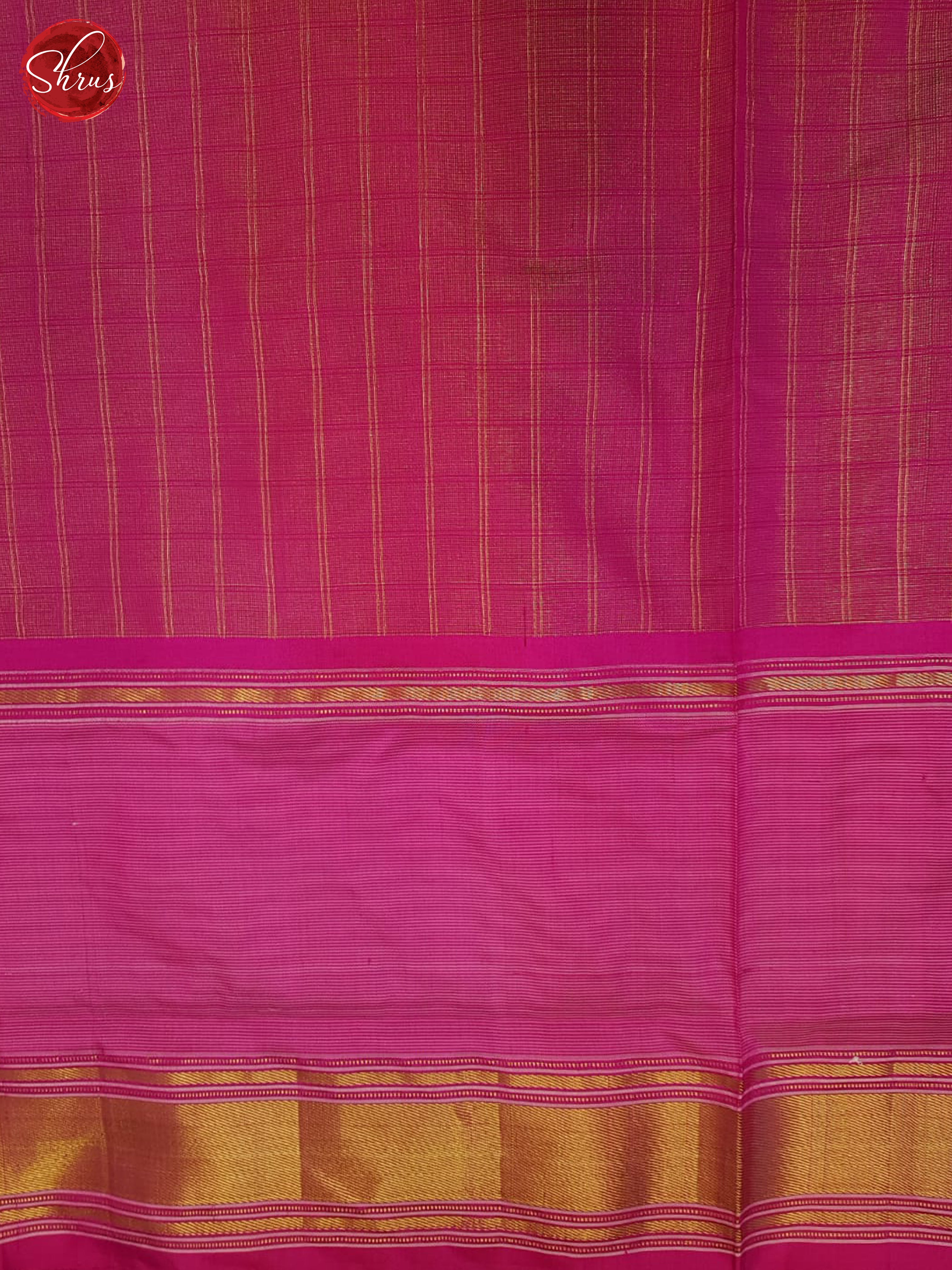 Violet & Pink - Ikkat Silk Saree - Shop on ShrusEternity.com