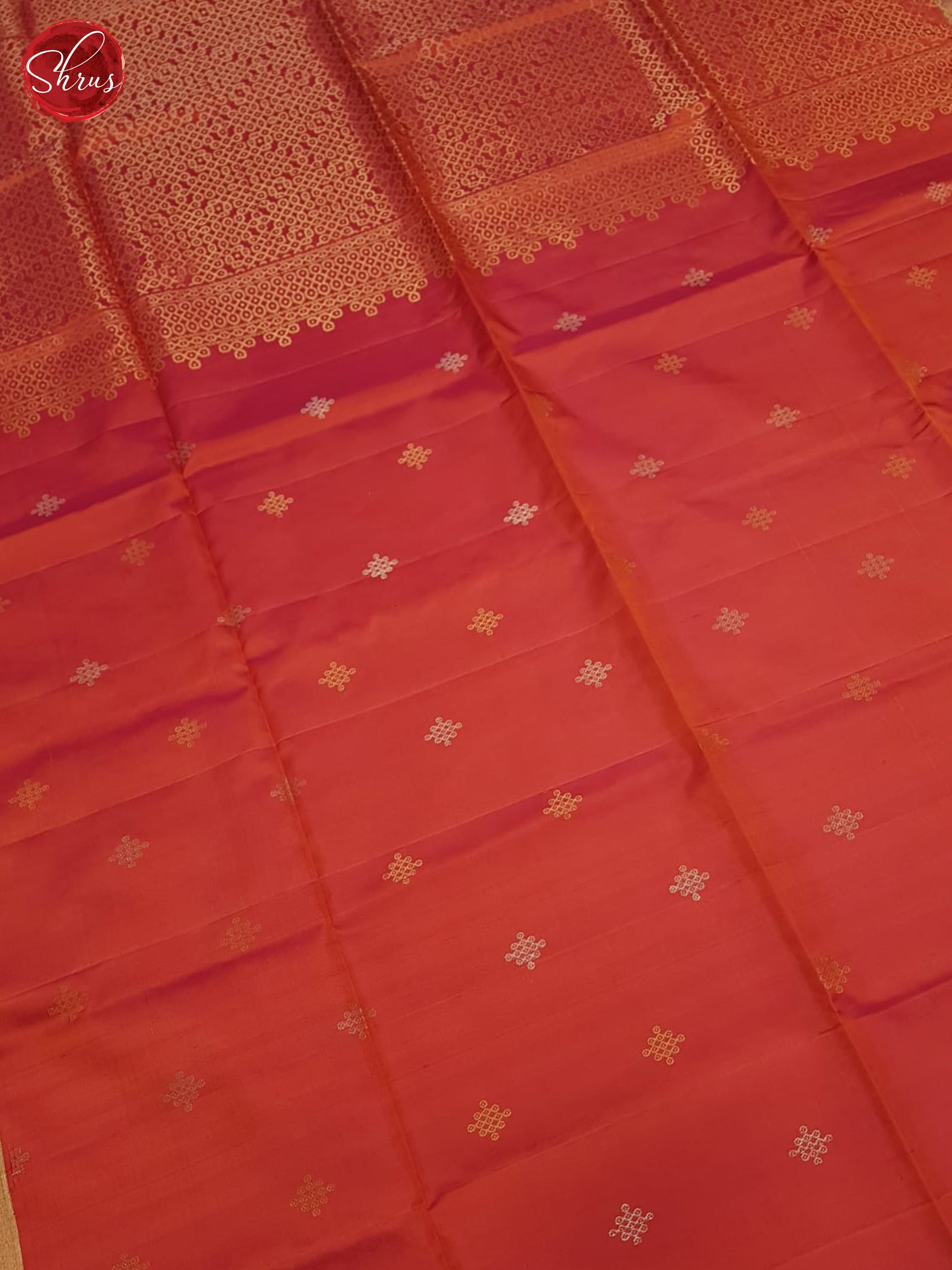 Orange(Single Tone) - Soft Silk Saree - Shop on ShrusEternity.com