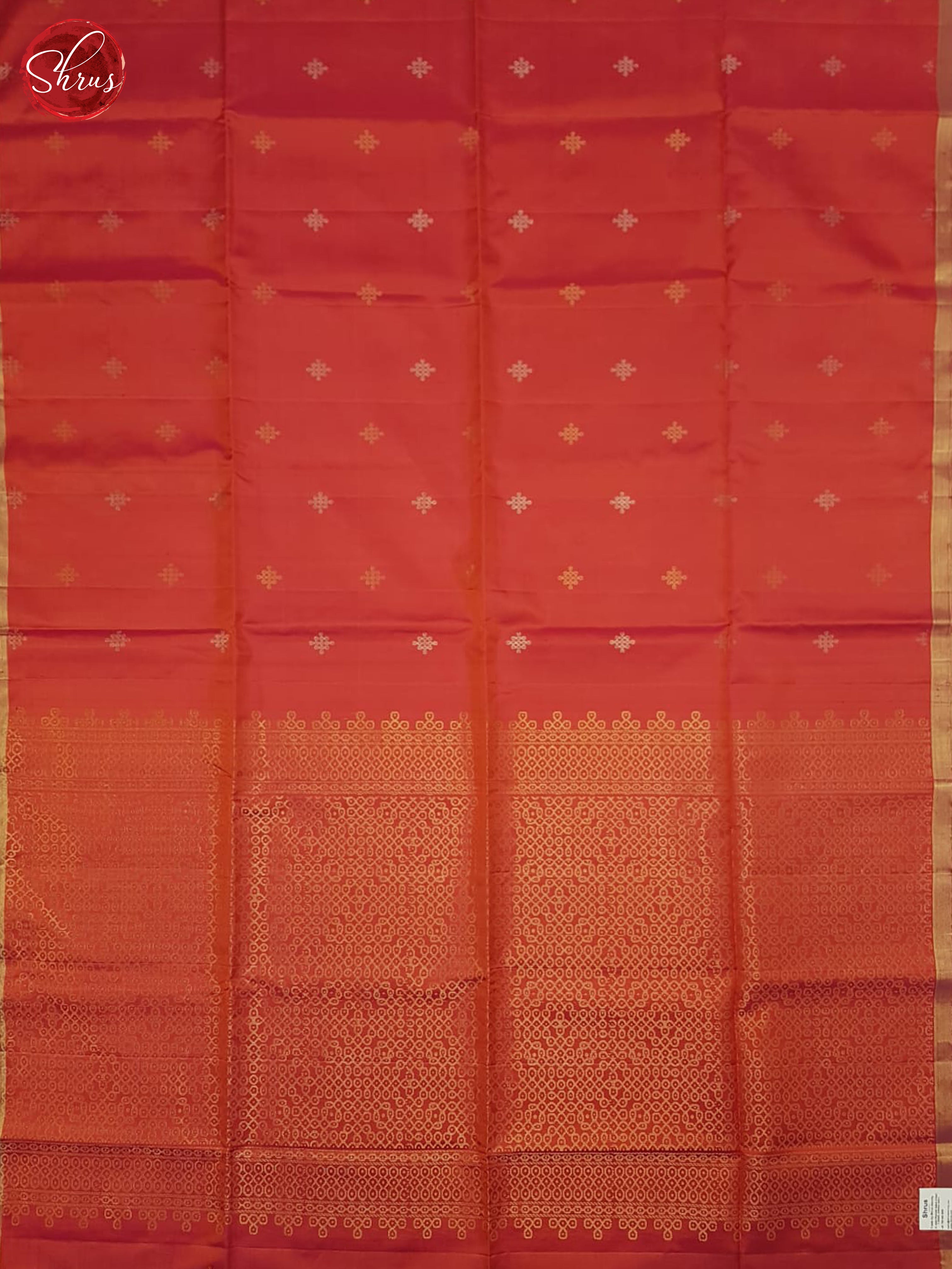 Orange(Single Tone) - Soft Silk Saree - Shop on ShrusEternity.com