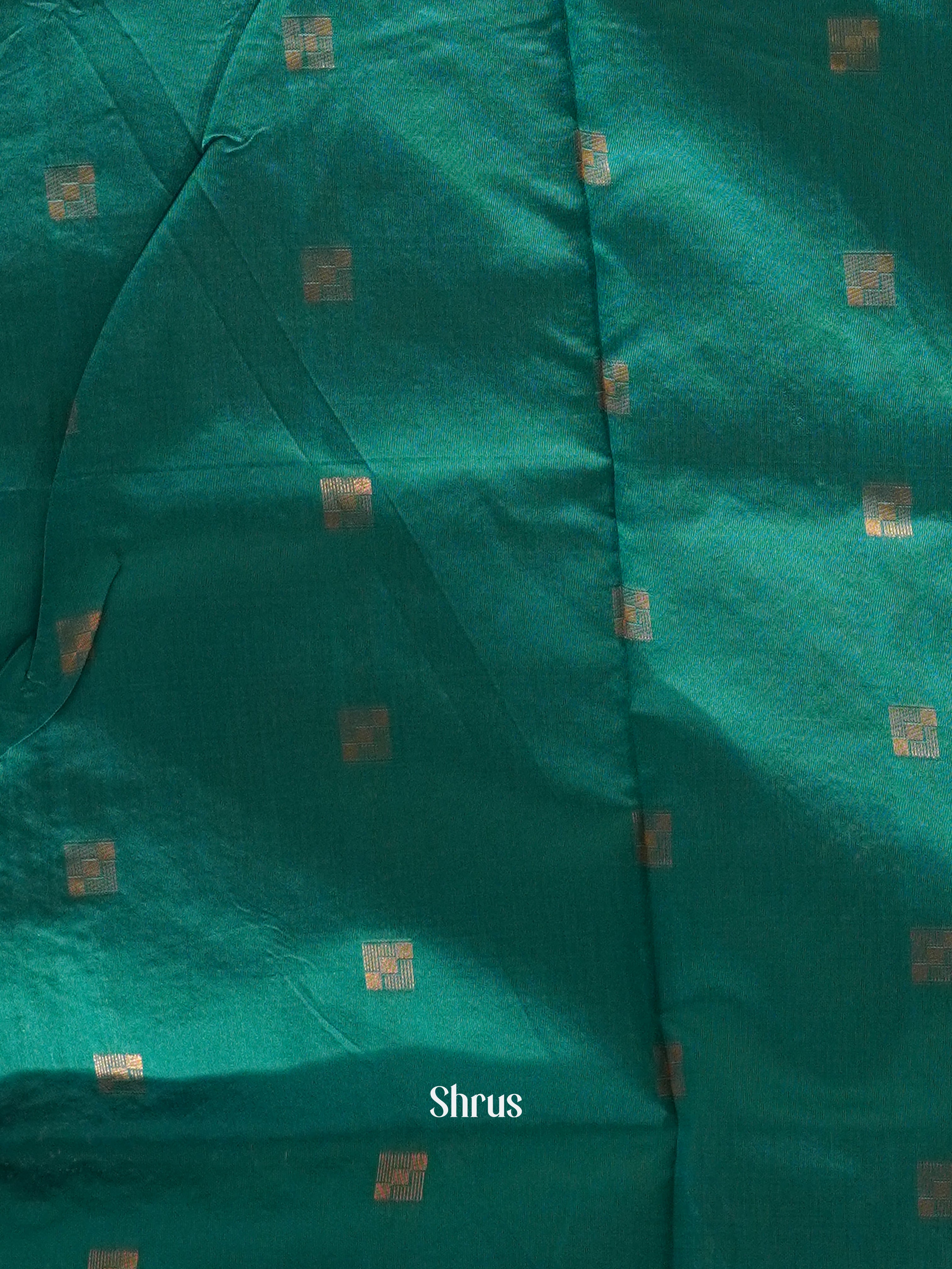 Pink & Green - Semi Softsilk Saree