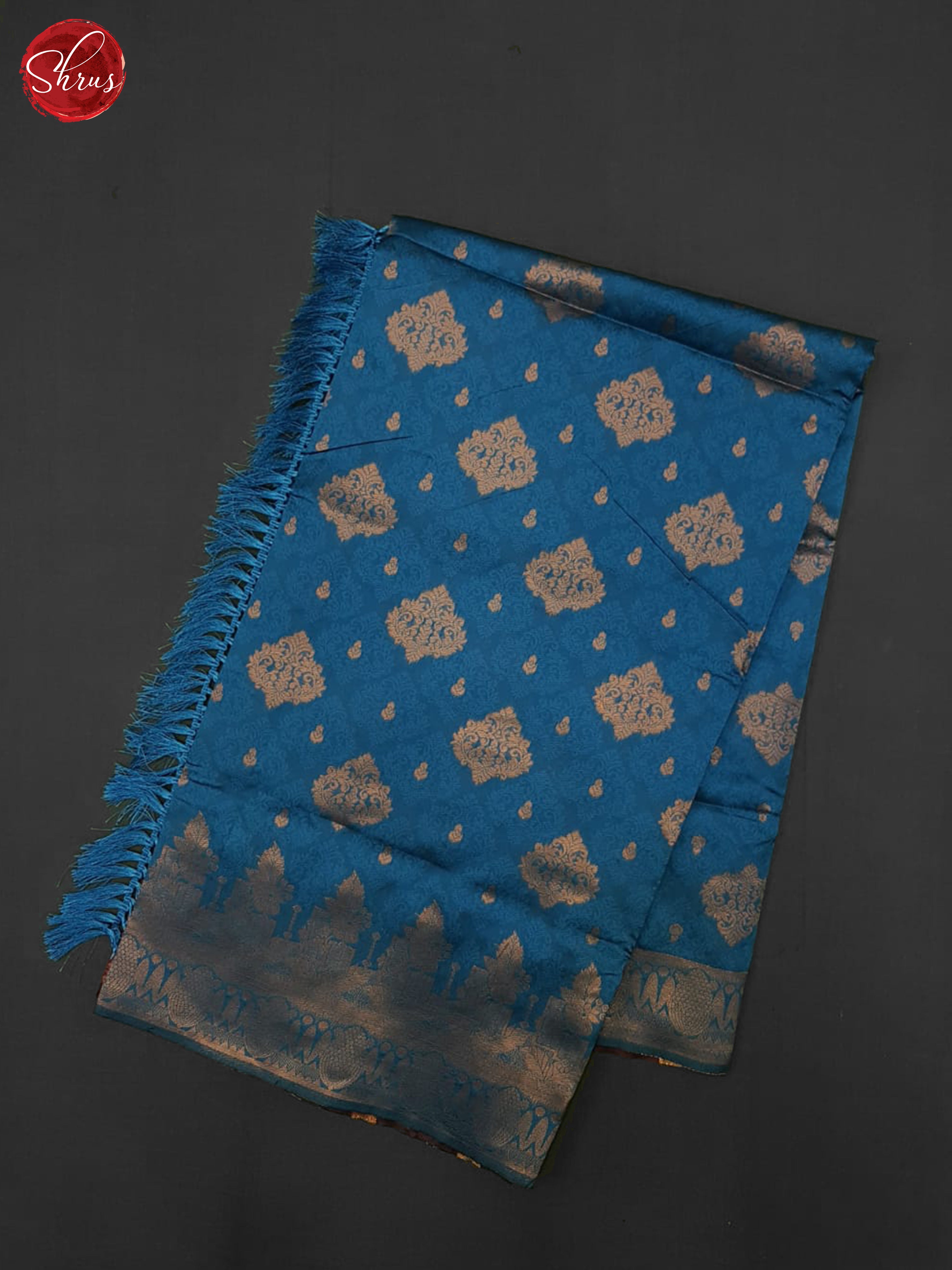 Blue & Wine- Semi Soft Silk Saree - Shop on ShrusEternity.com