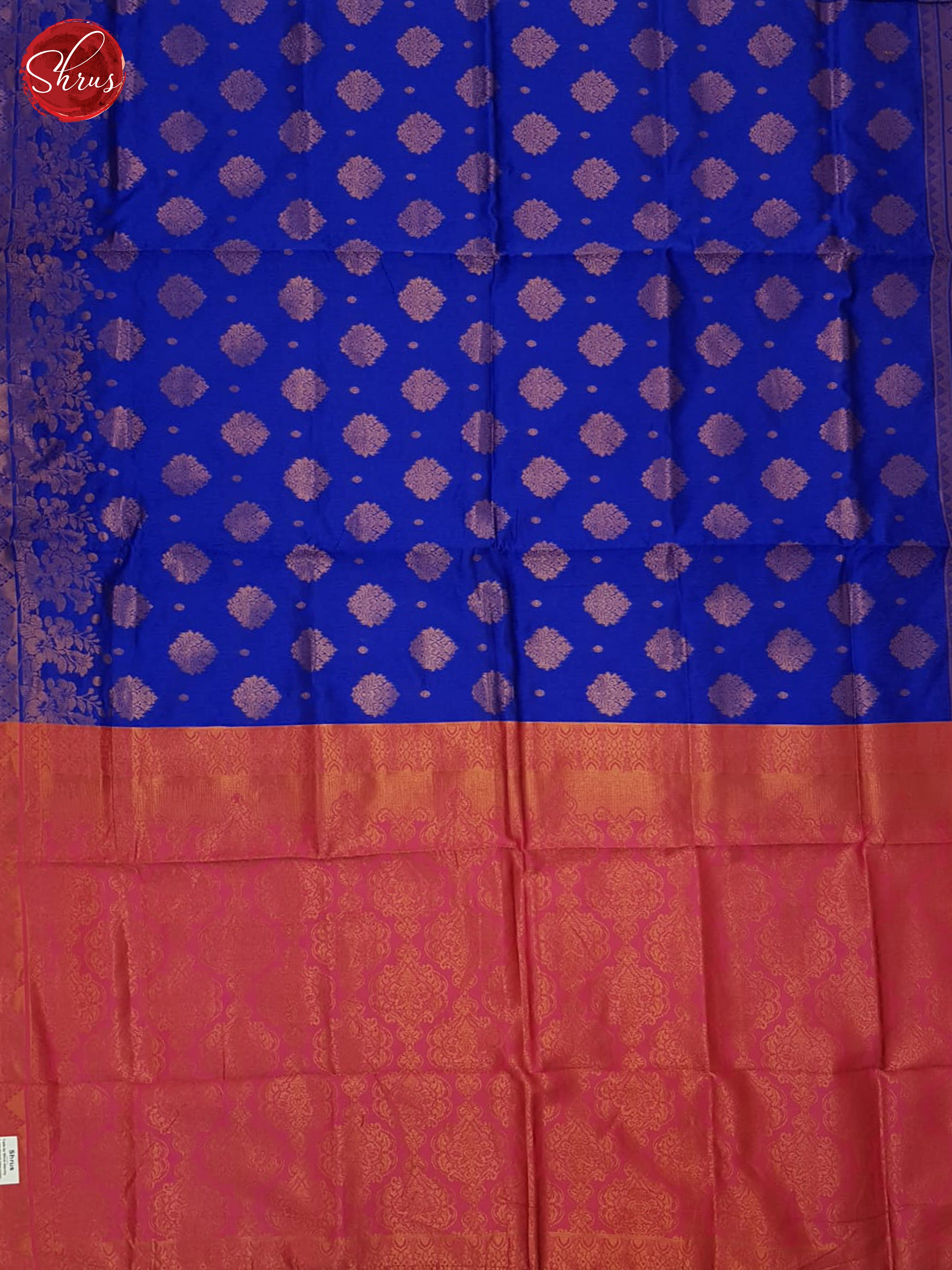 Blue & Pink - Semi Soft Silk Saree - Shop on ShrusEternity.com