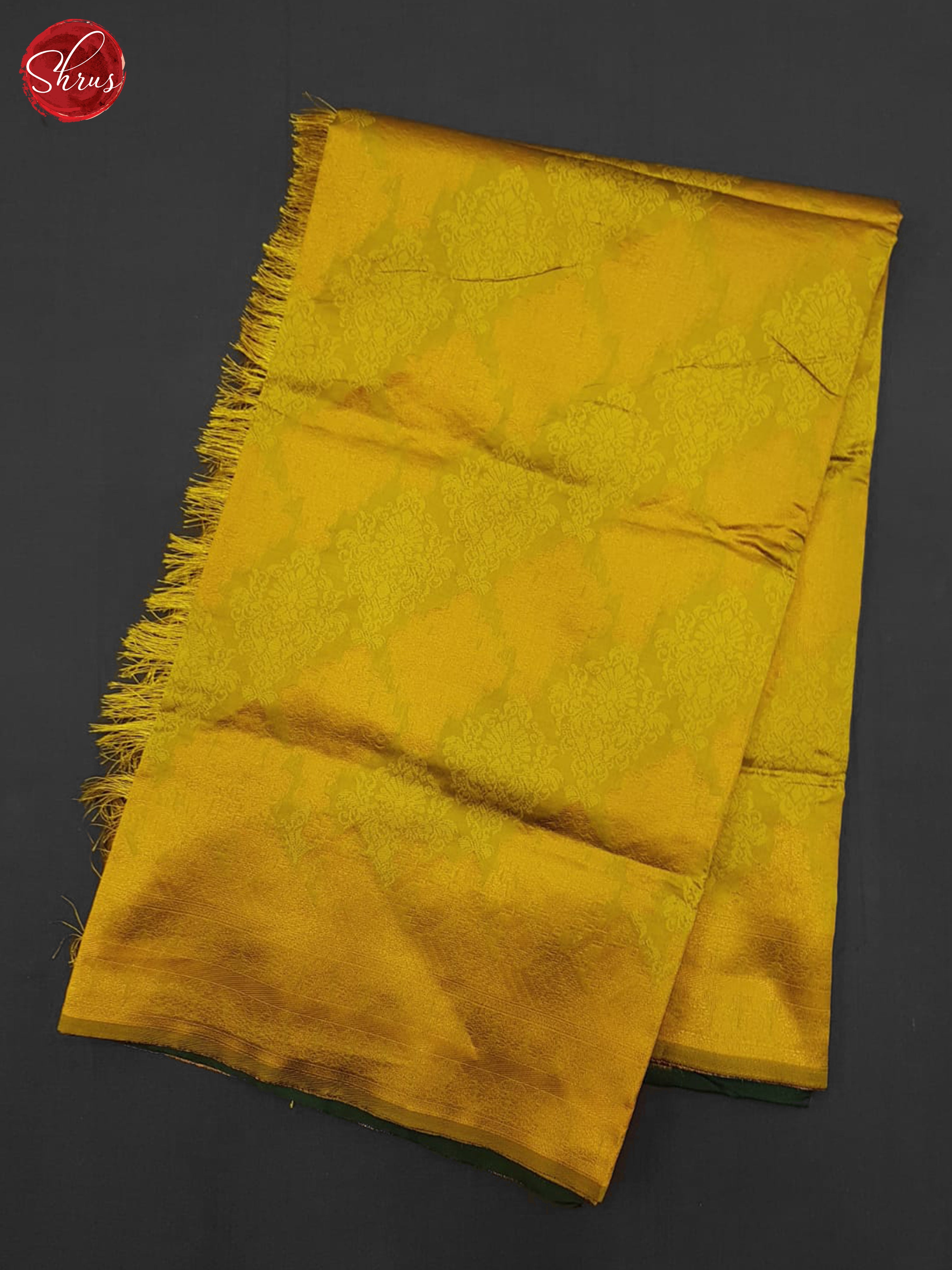 Mustard & Green - Semi Softsilk Saree - Shop on ShrusEternity.com