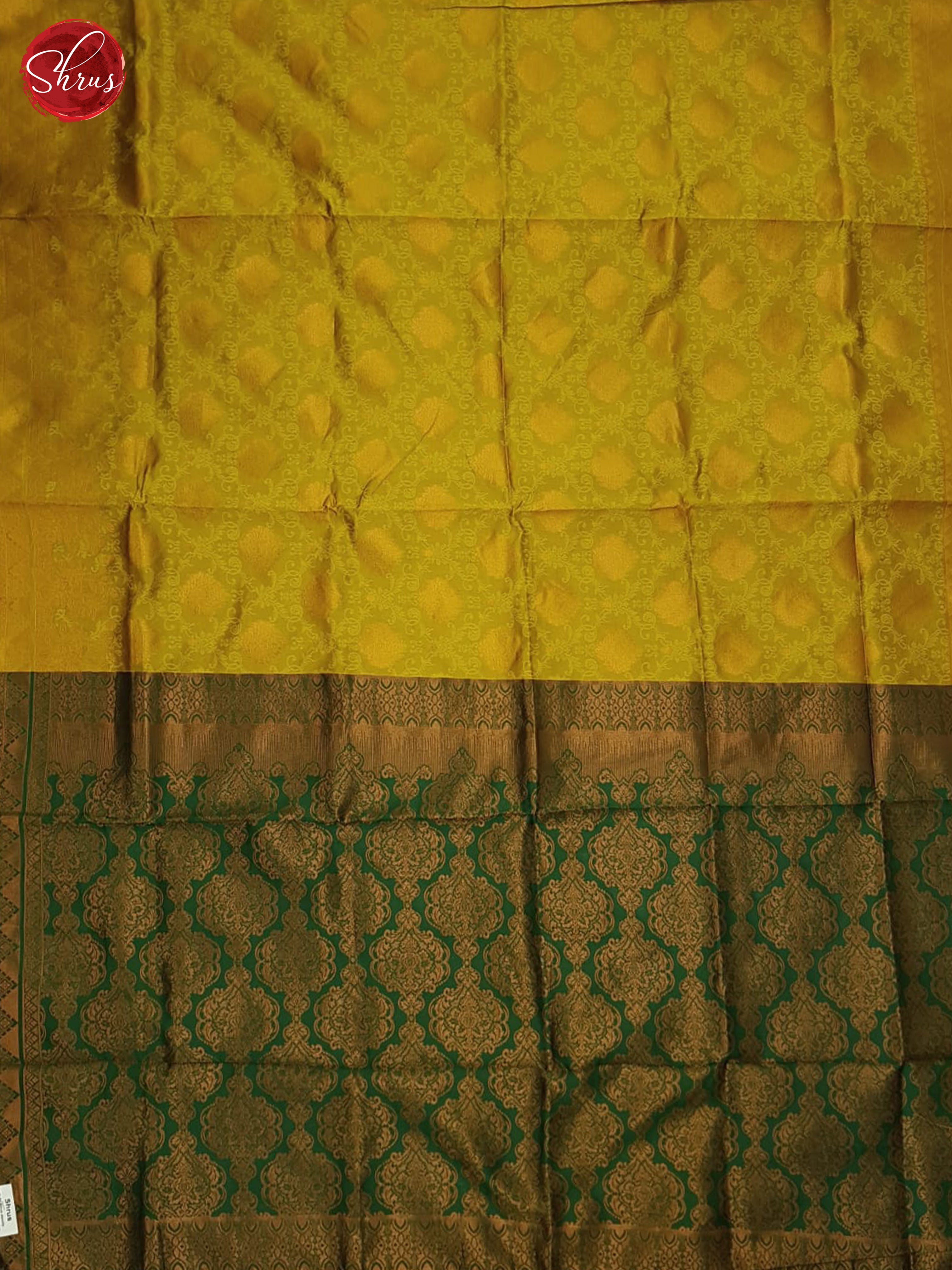 Mathulir Green & Green - Semi Softsilk Saree - Shop on ShrusEternity.com