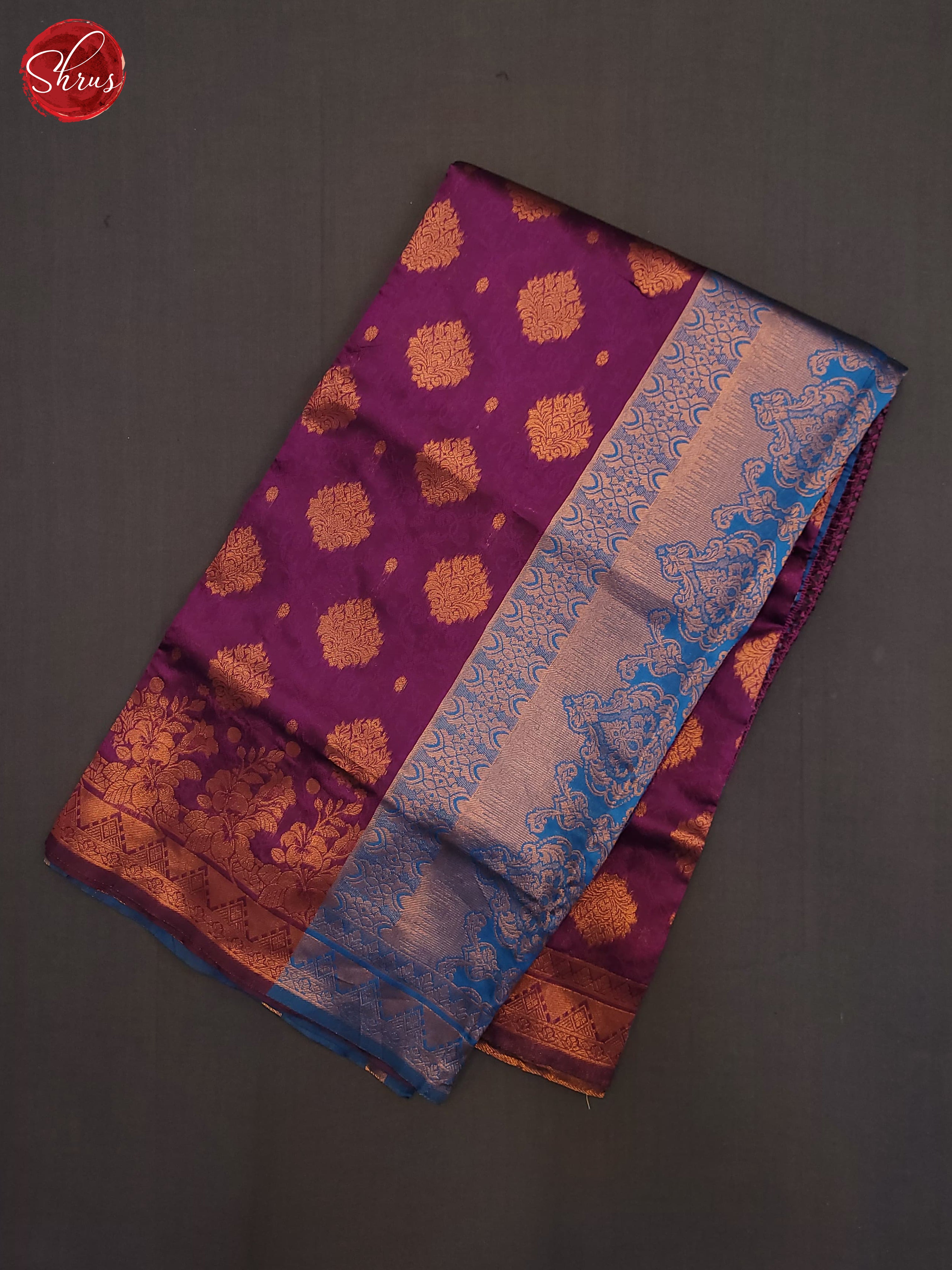 Vadamalli & Blue - Semi Softsilk Saree - Shop on ShrusEternity.com