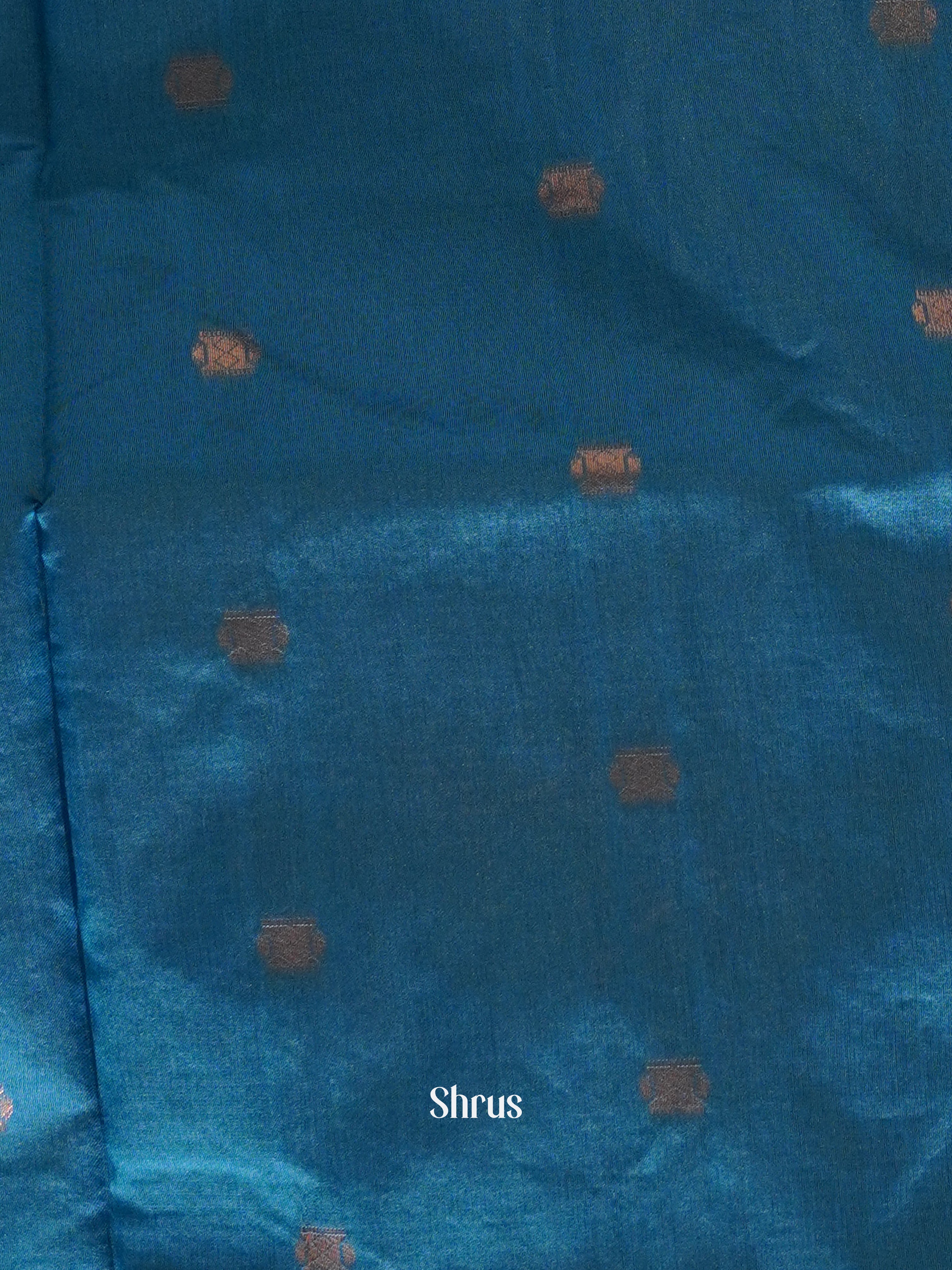 Vadamalli & Blue - Semi Softsilk Saree