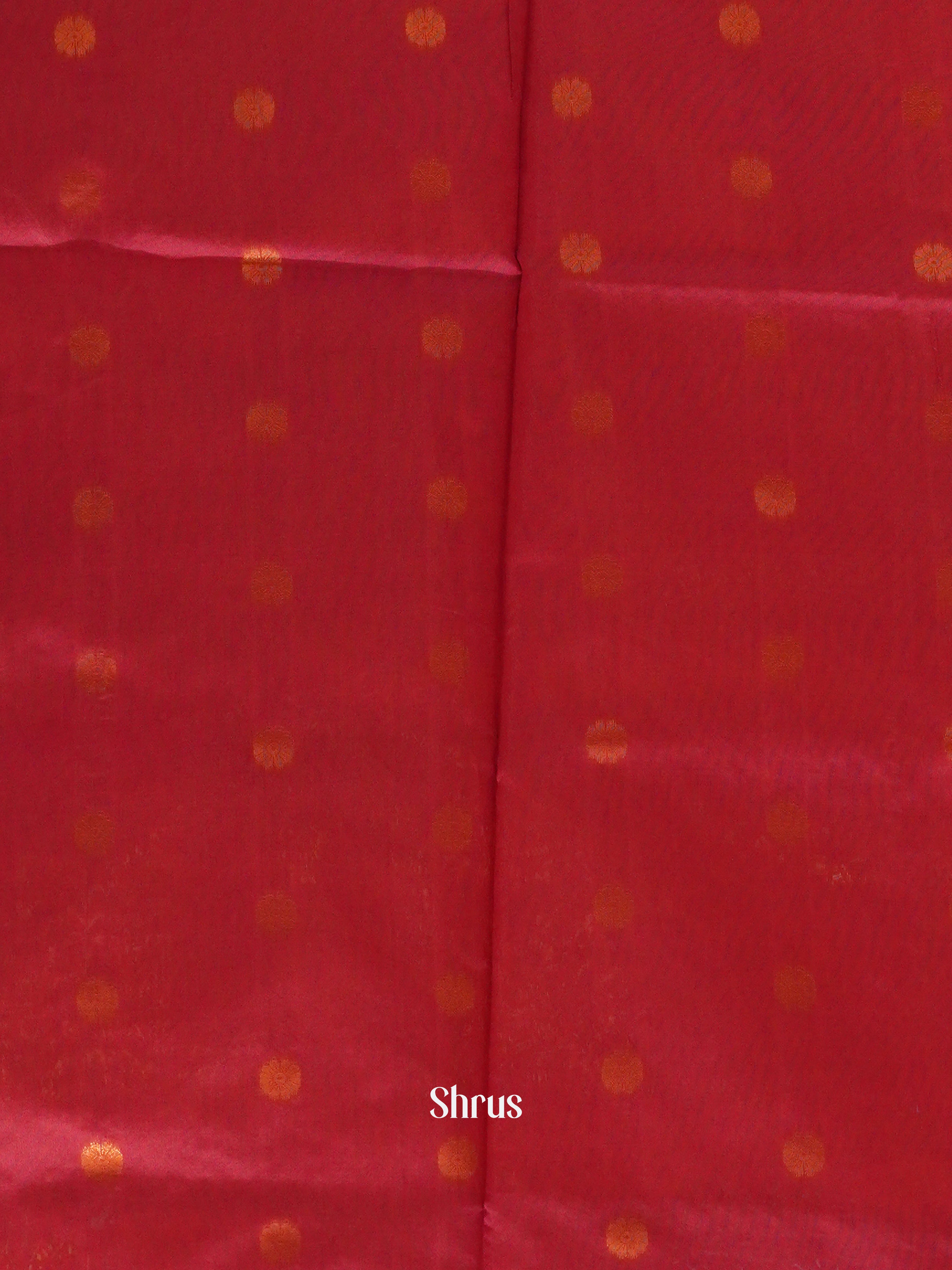 Blue & Pink  - Semi Softsilk Saree