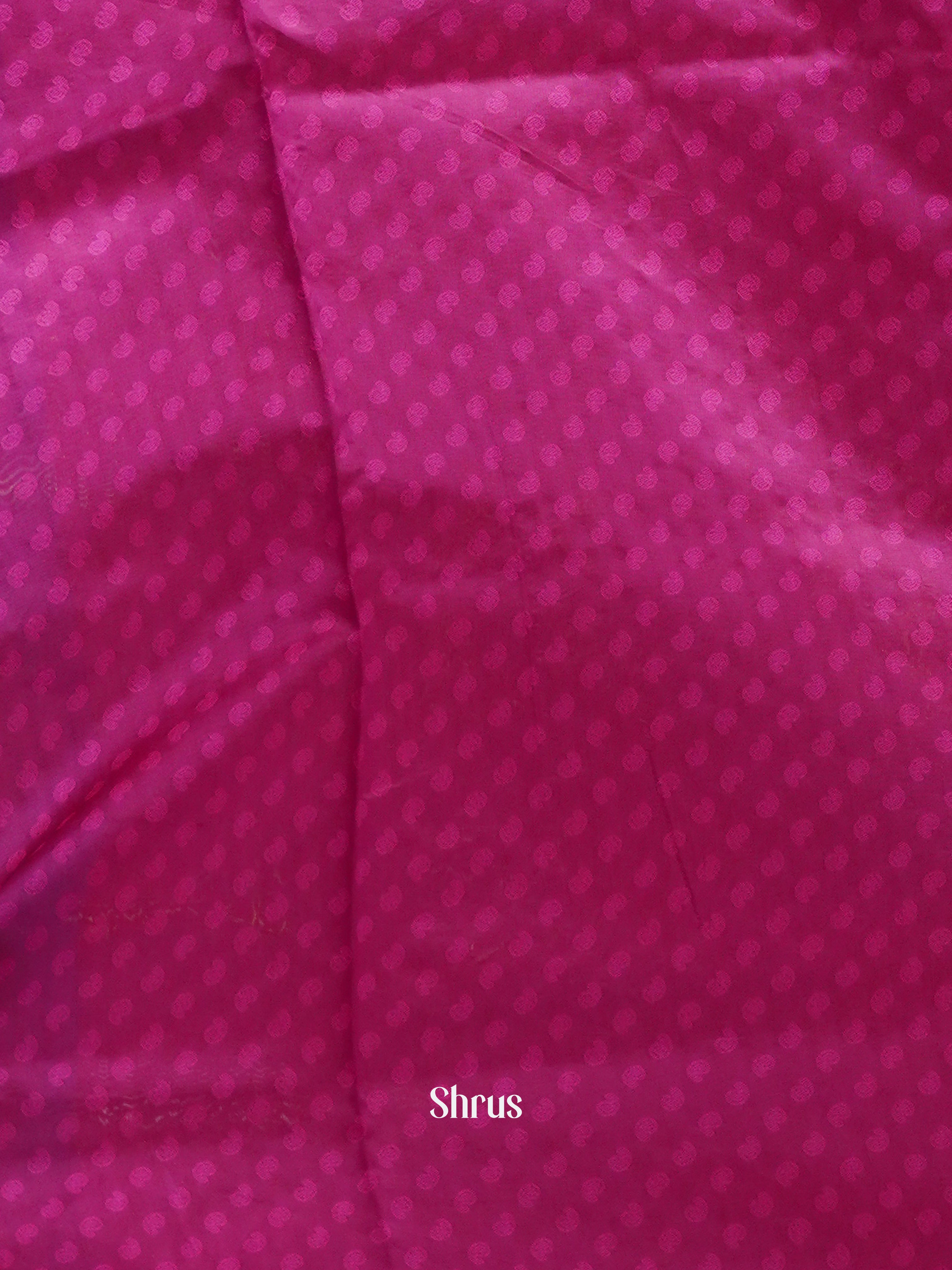 Blue & Pink- Semi Softsilk Saree