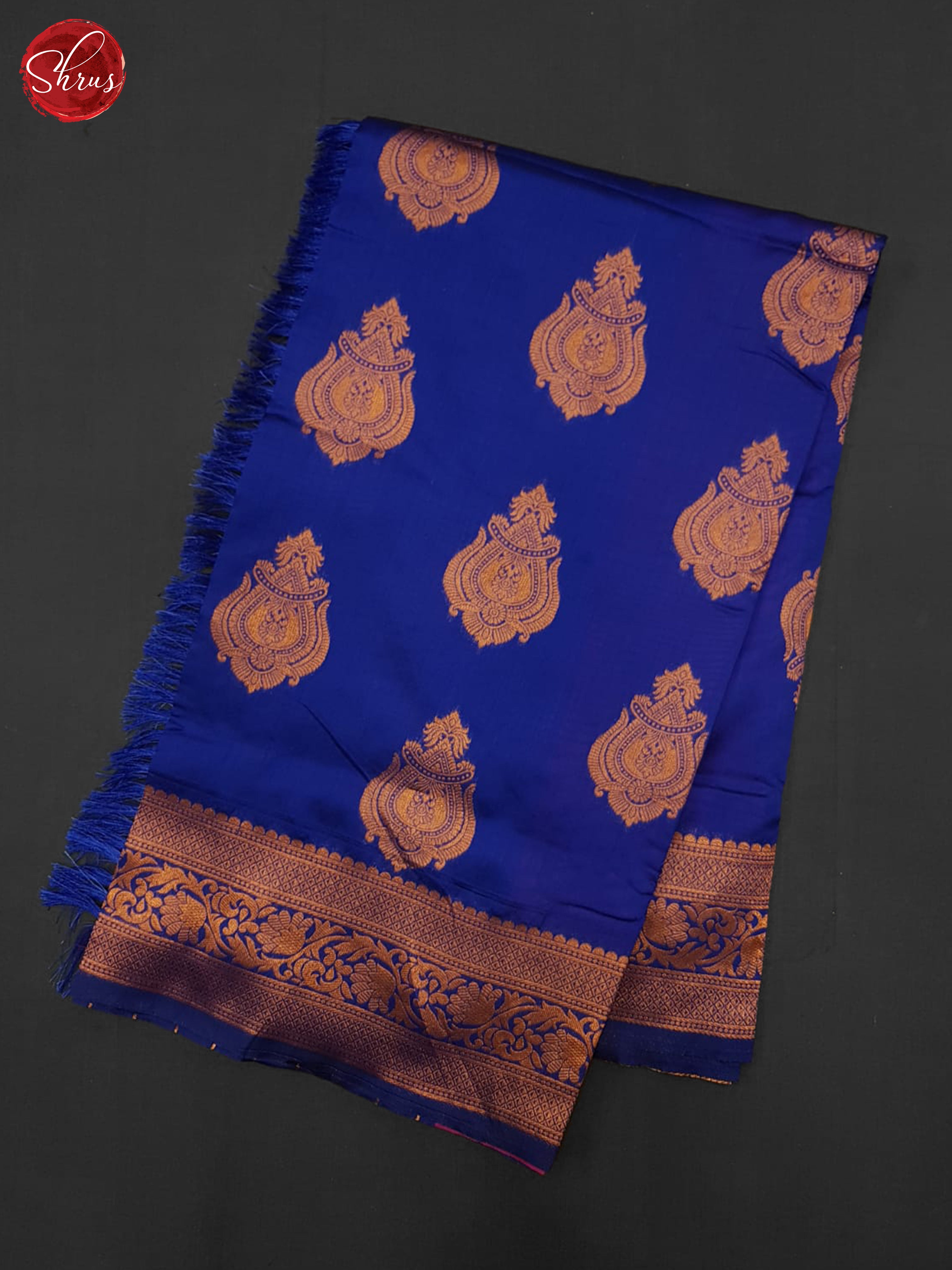 Blue And Pink- Semi Soft Silk Saree - Shop on ShrusEternity.com