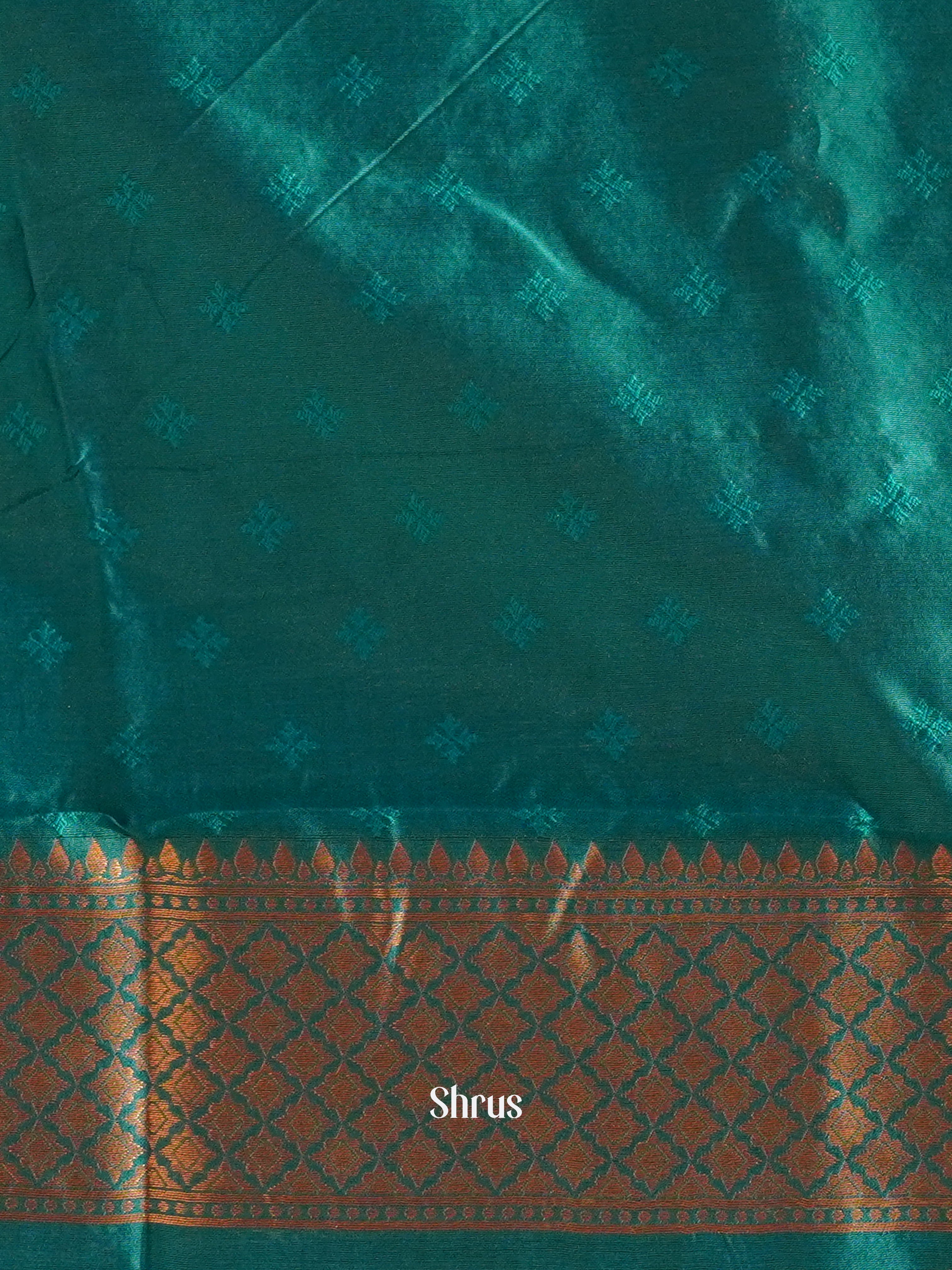 purple and green- Semi Soft Silk Saree