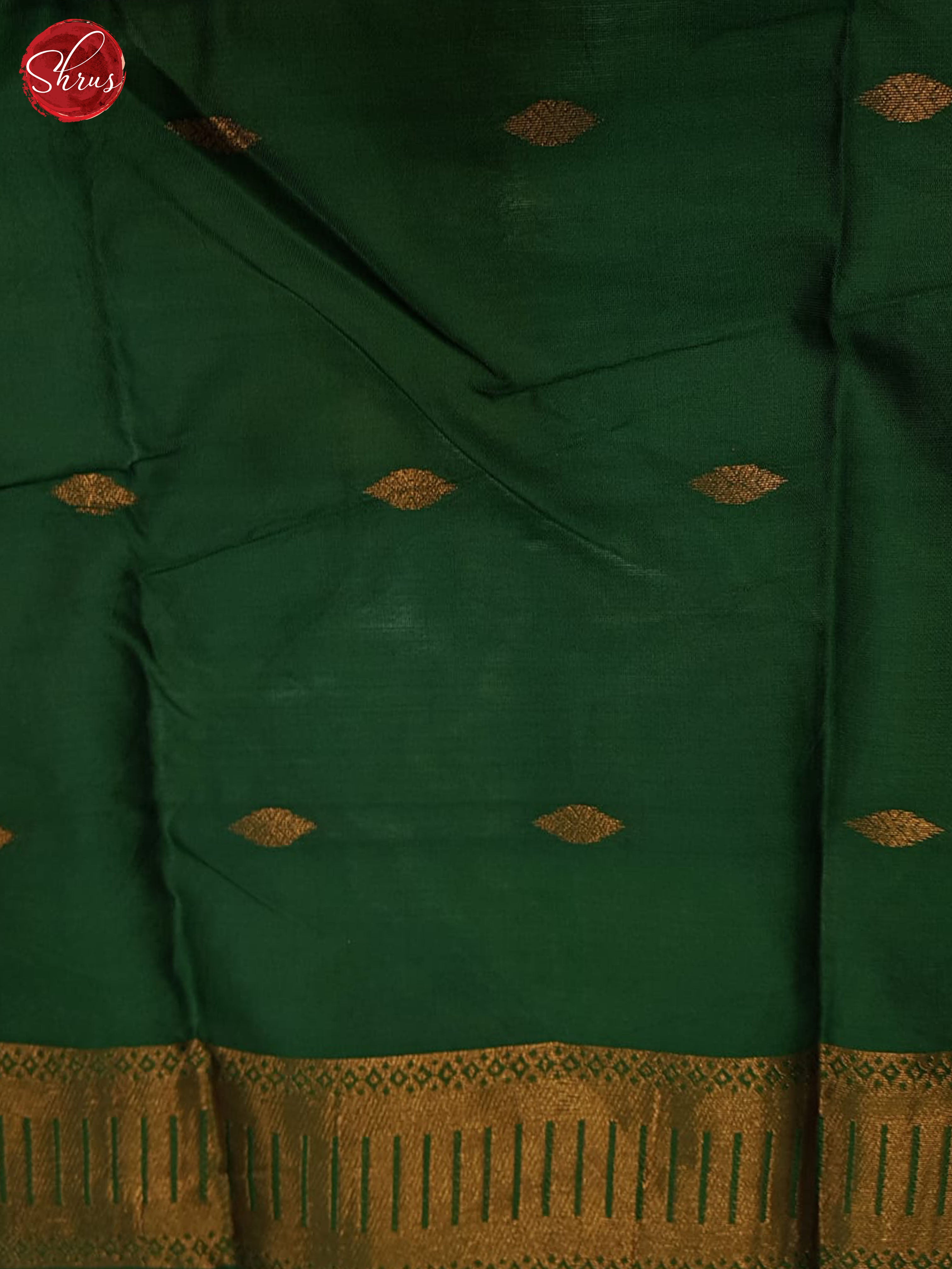 Brown And Green-Semi soft silk saree - Shop on ShrusEternity.com