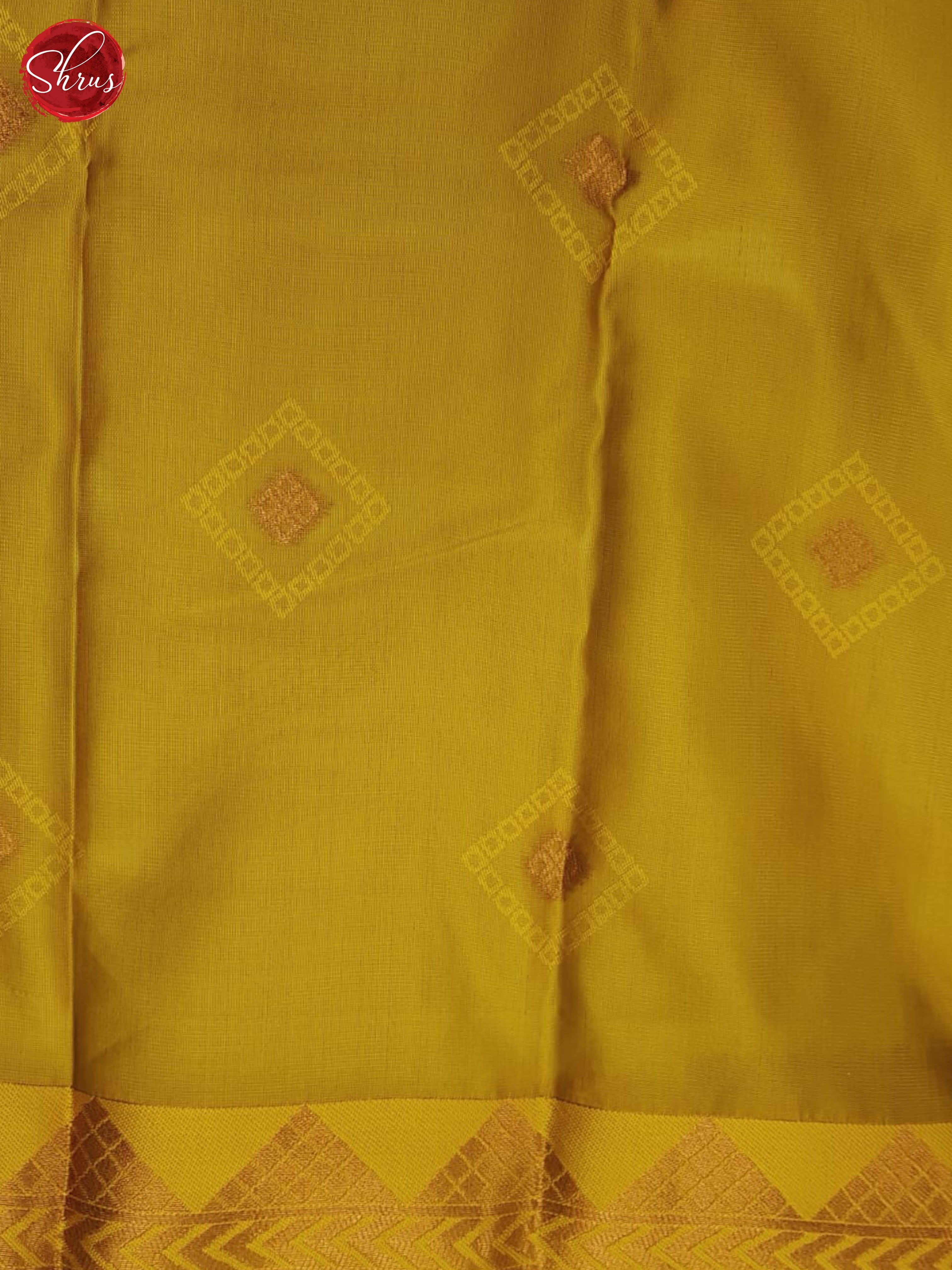 Green And Mustard- Semi soft silk saree - Shop on ShrusEternity.com