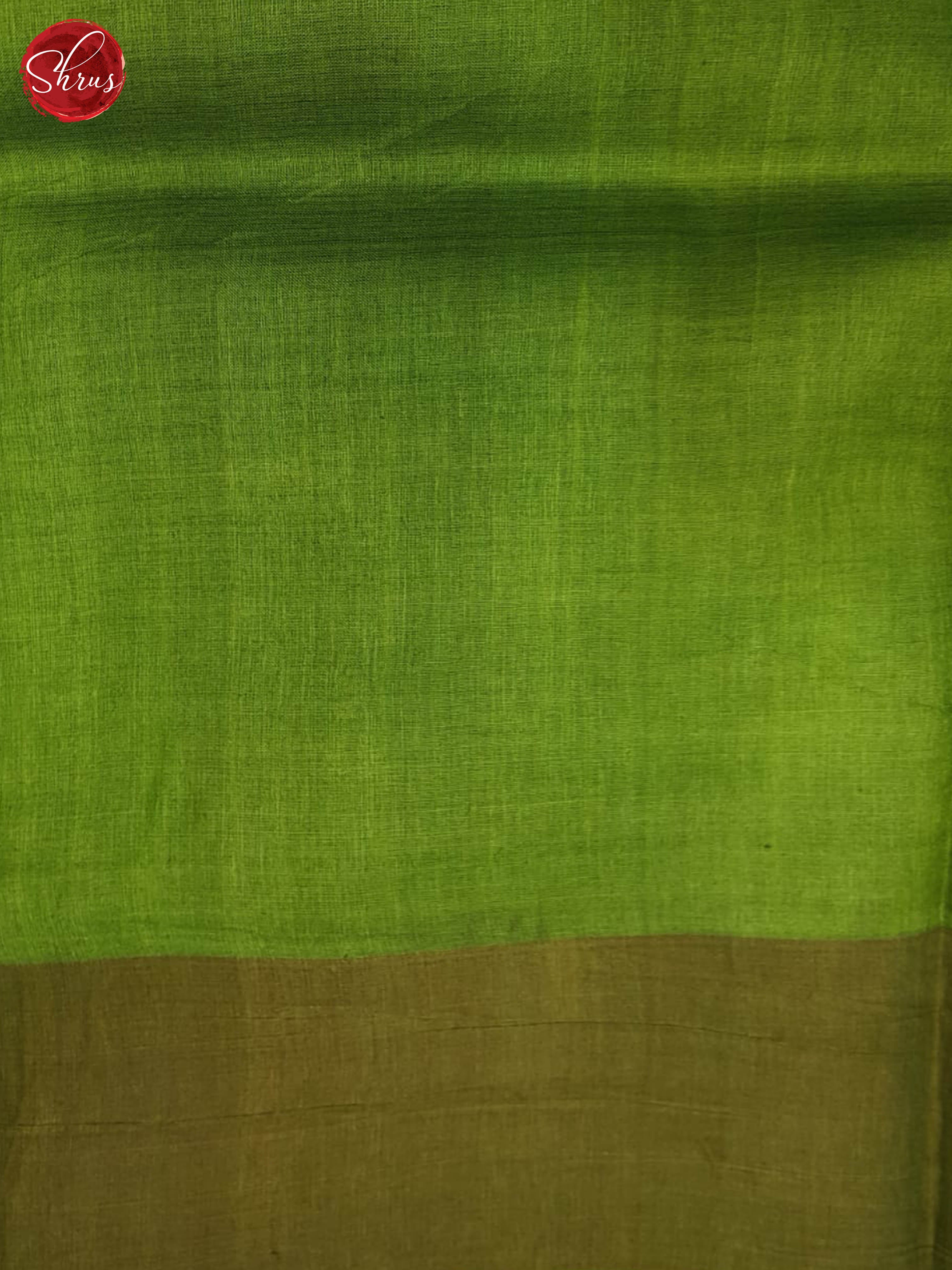 Brown And Green- Tussar Silk Saree - Shop on ShrusEternity.com