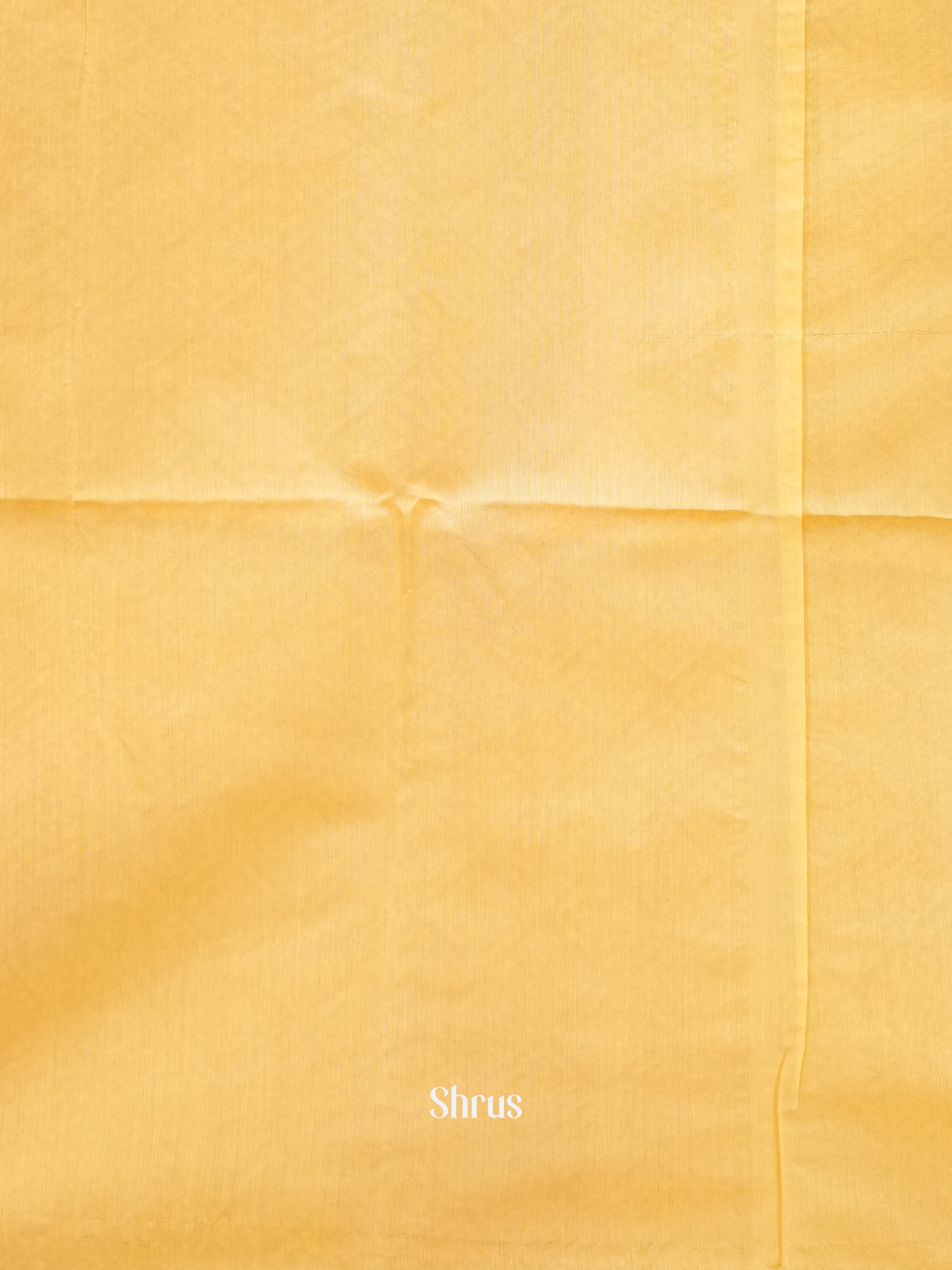 Yellow & Gold -Semi Silkcotton