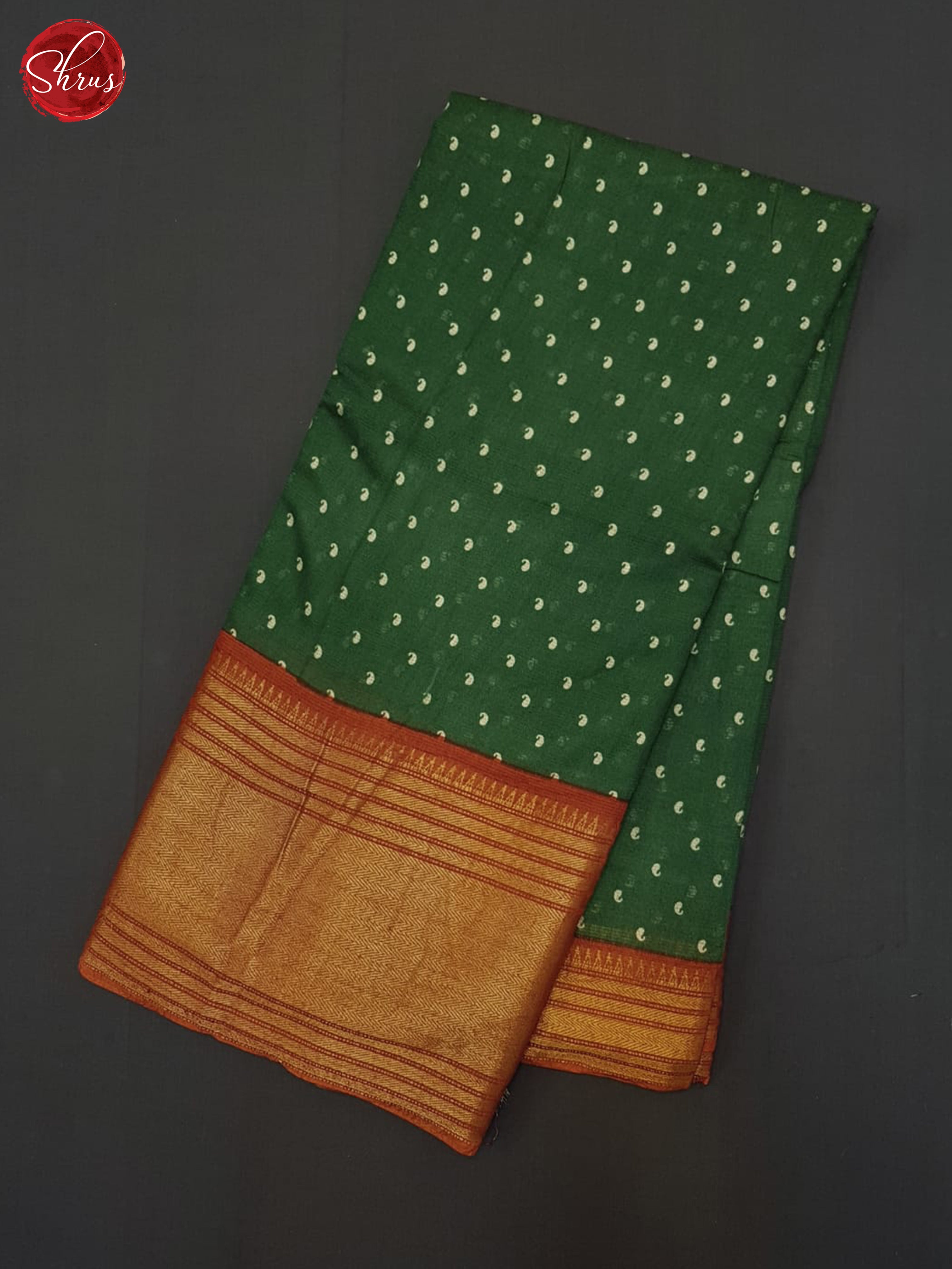 Green & Brick - Semi Tussar Saree - Shop on ShrusEternity.com