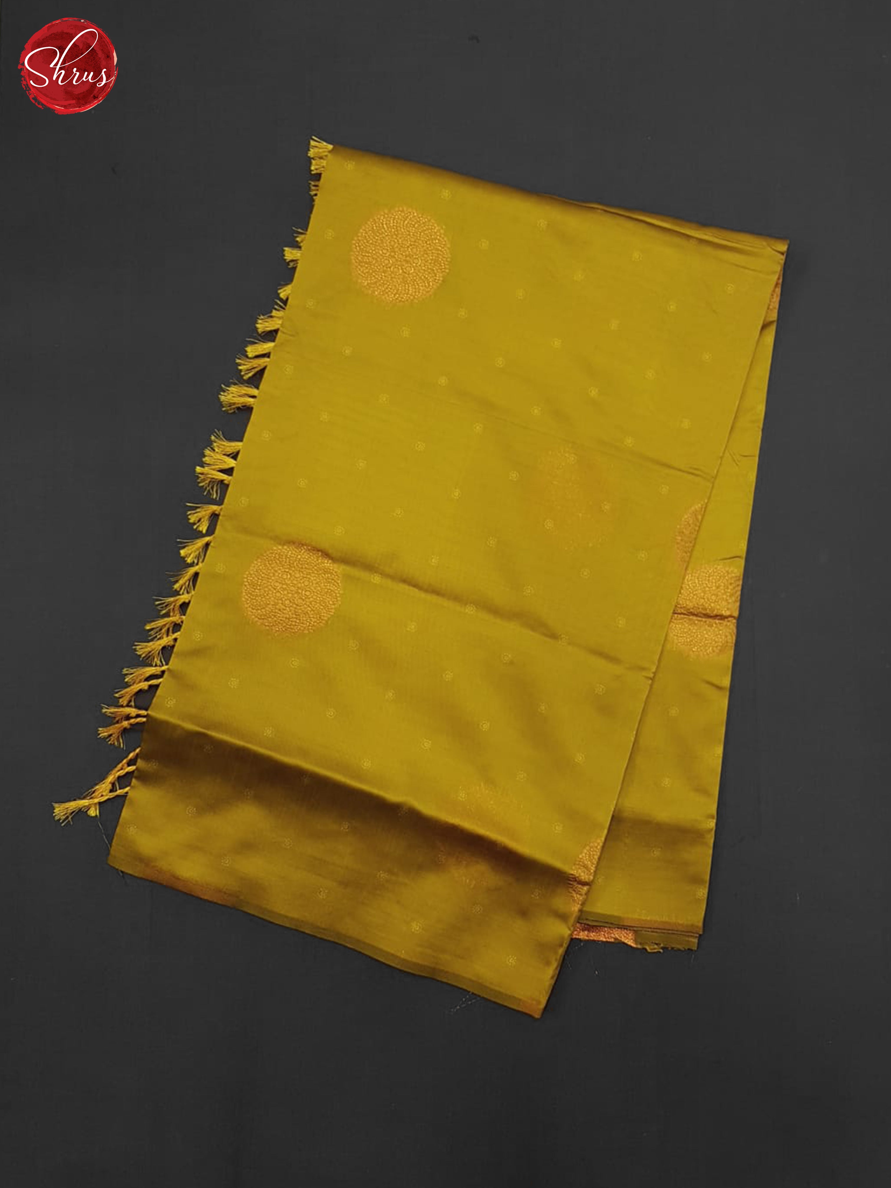 Mustard & Green- Semi Softsilk Saree - Shop on ShrusEternity.com