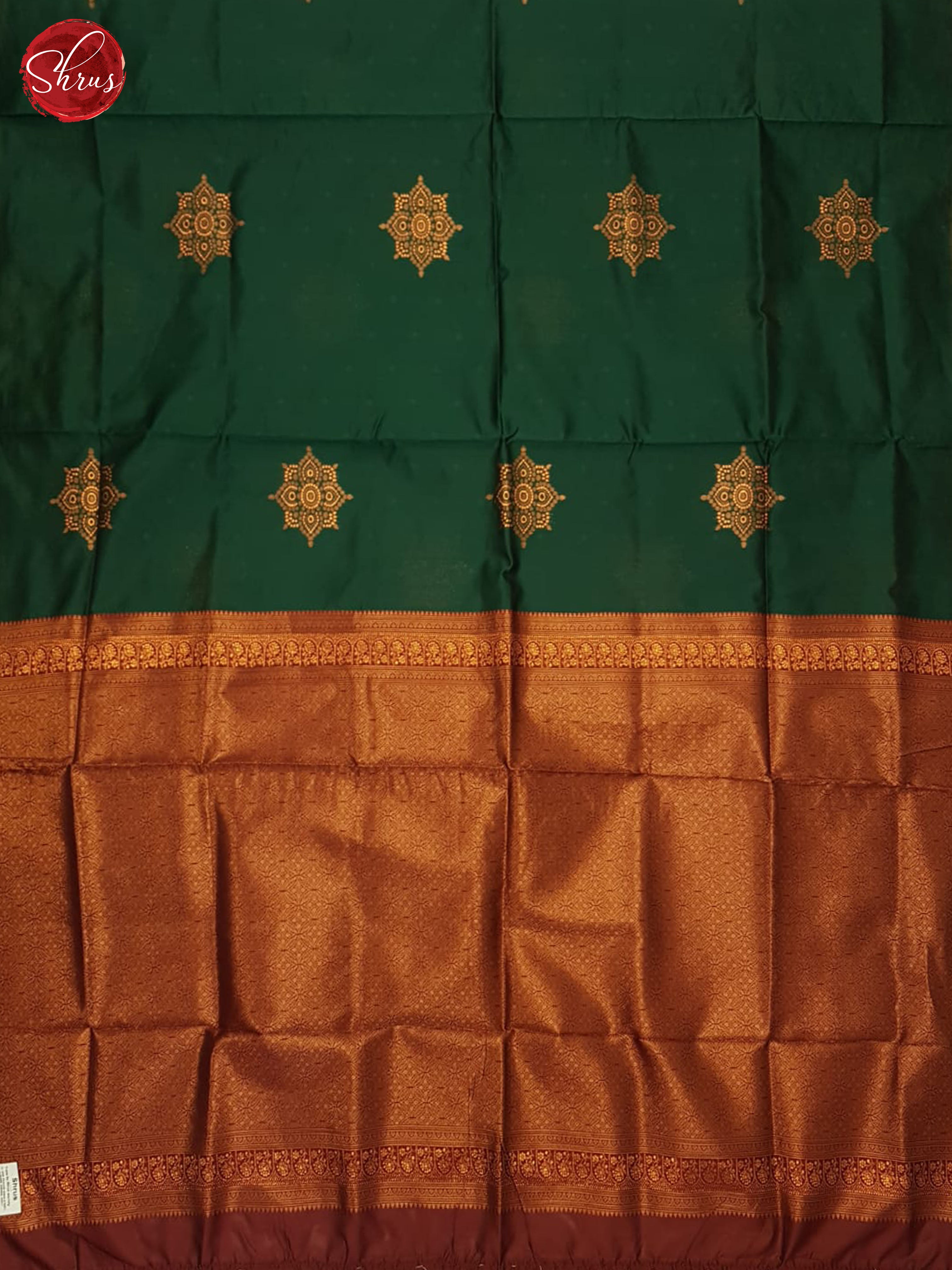 Green And Araku Maroon-Semi Soft silk Saree - Shop on ShrusEternity.com