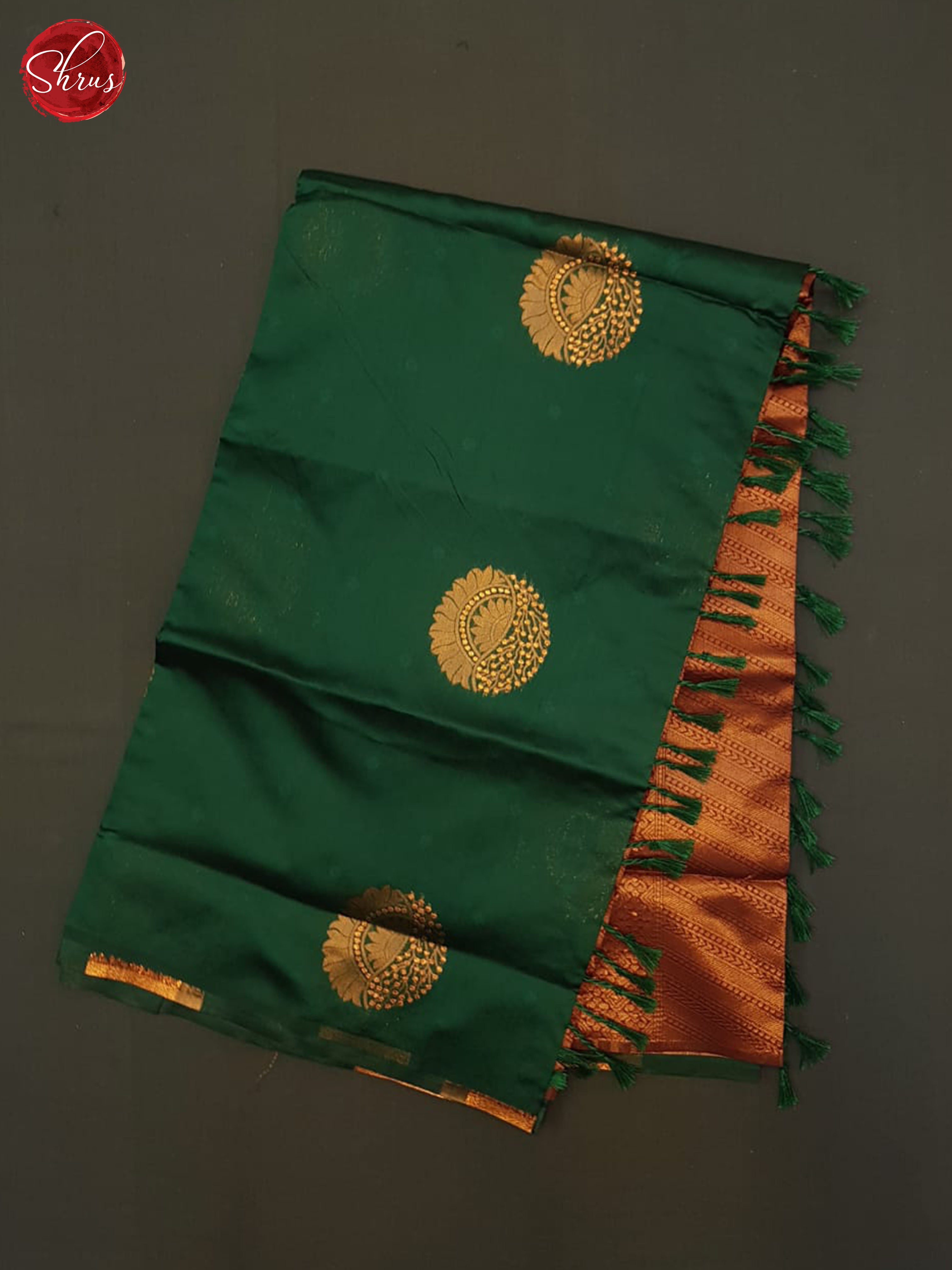 Green And Araku Maroon-Semi Soft Silk saree - Shop on ShrusEternity.com