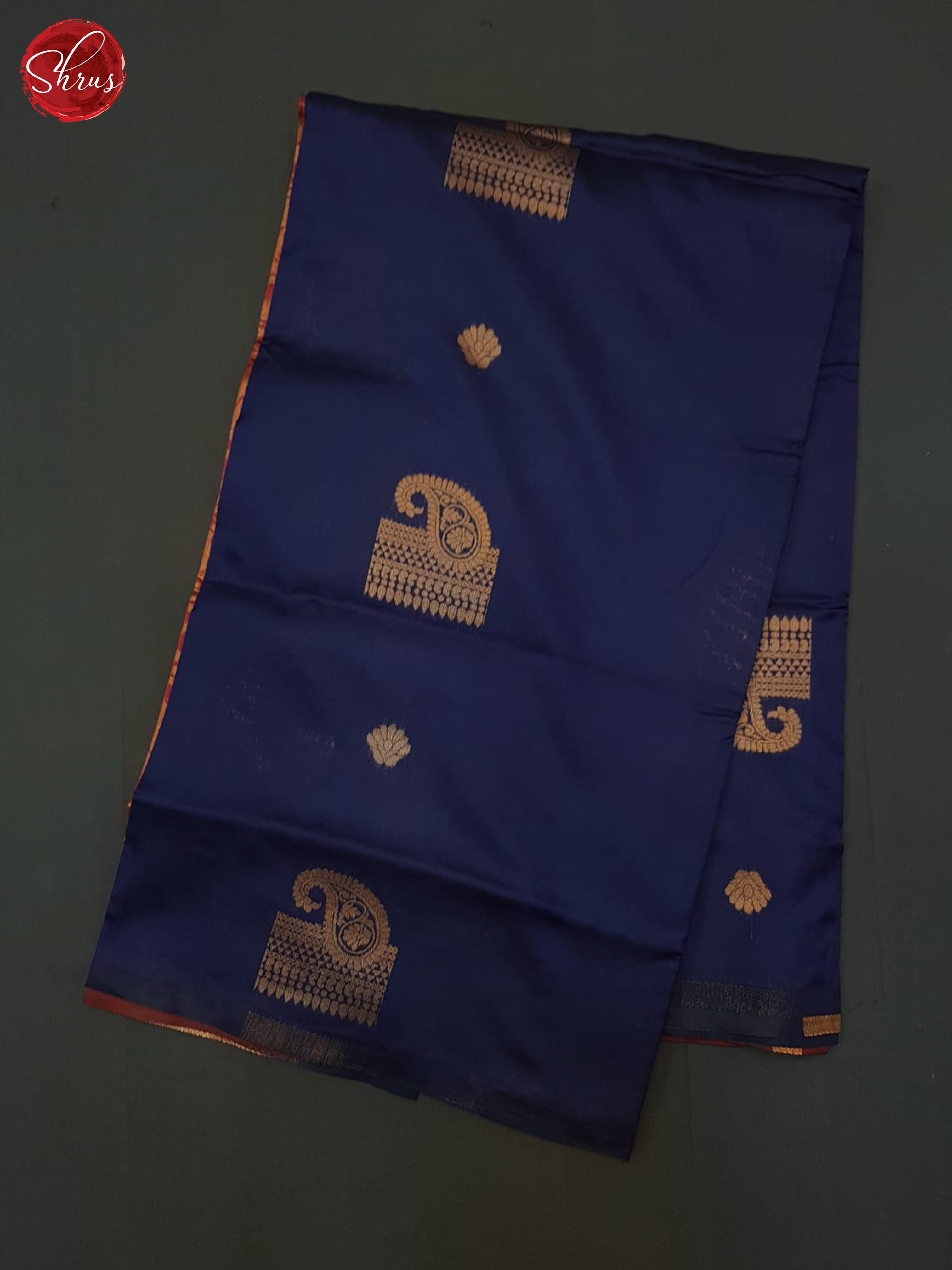 Blue & Araku Maroon -Semi Softsilk Saree - Shop on ShrusEternity.com