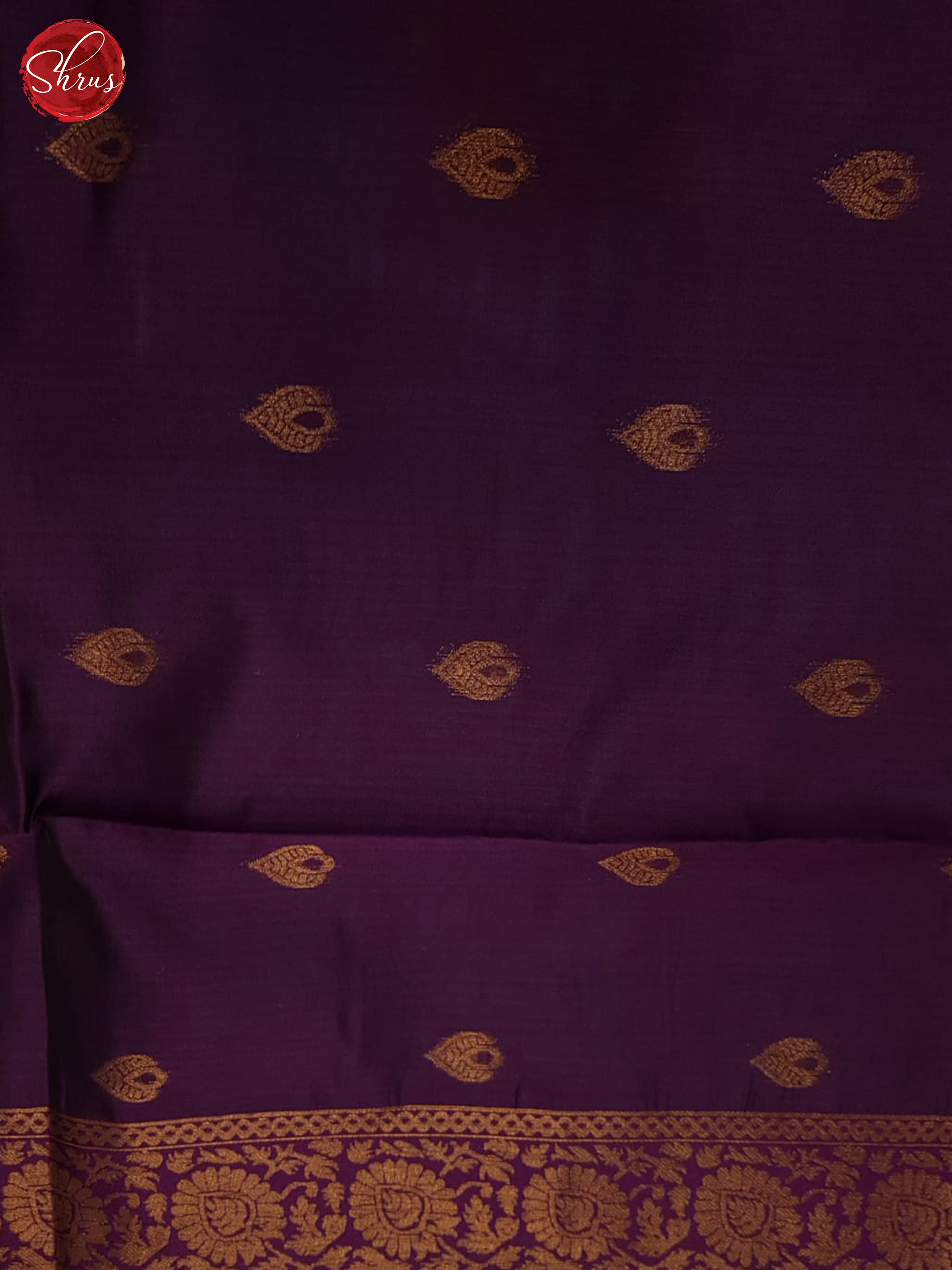 Green & Wine -Semi Softsilk Saree - Shop on ShrusEternity.com