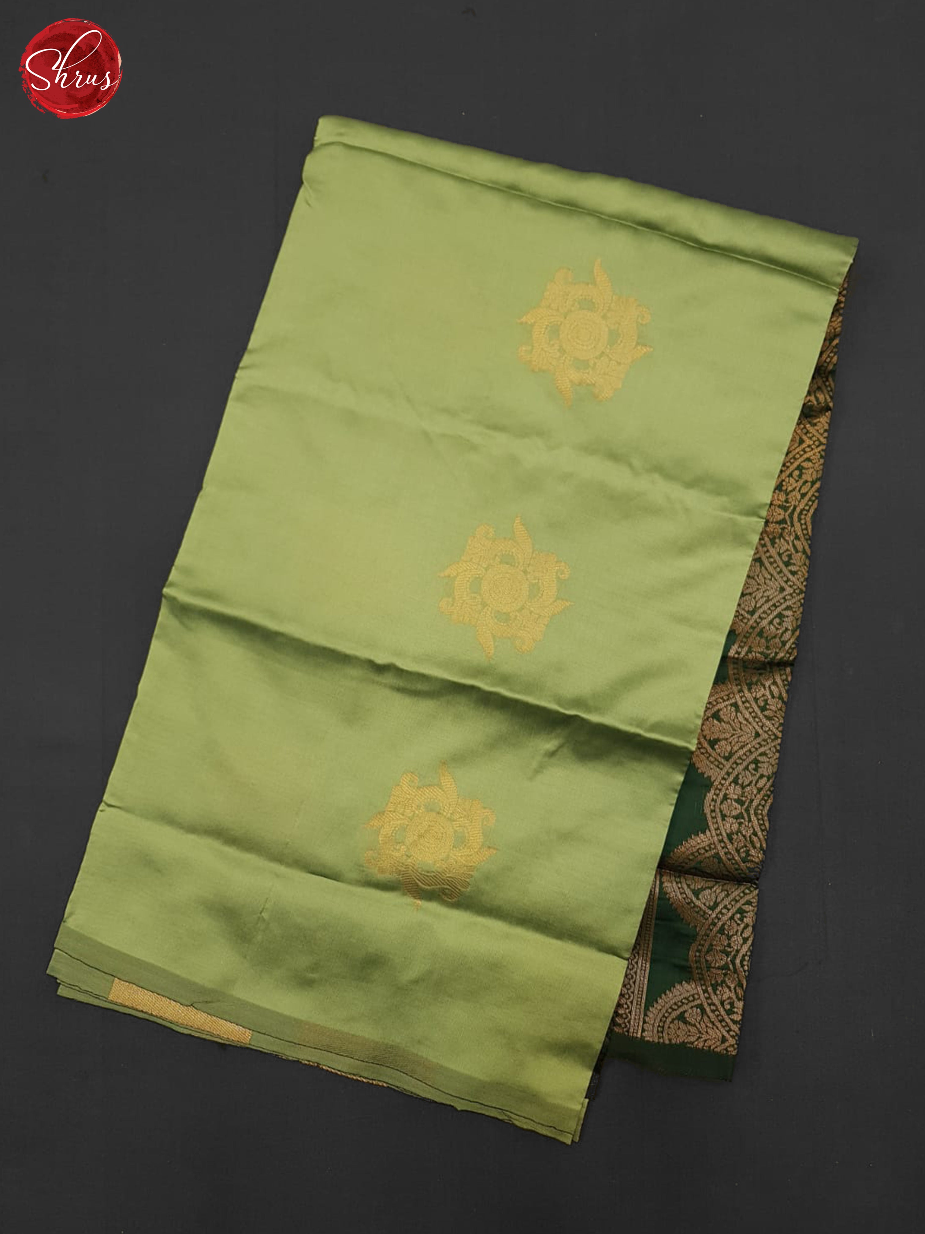 Pista Green & Green - Semi Soft Silk Saree - Shop on ShrusEternity.com