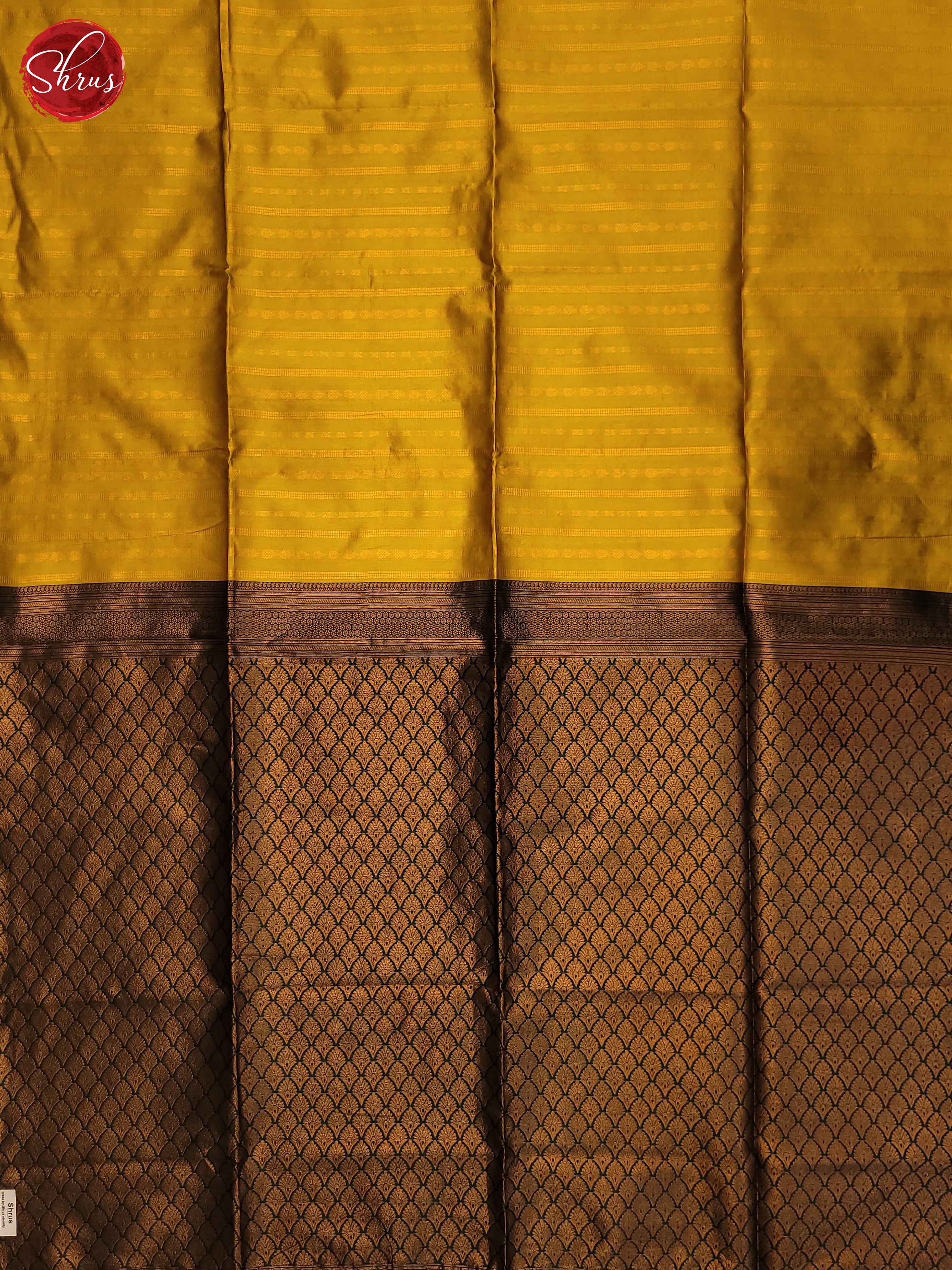 Yellow & Green- Semi Softsilk Saree - Shop on ShrusEternity.com