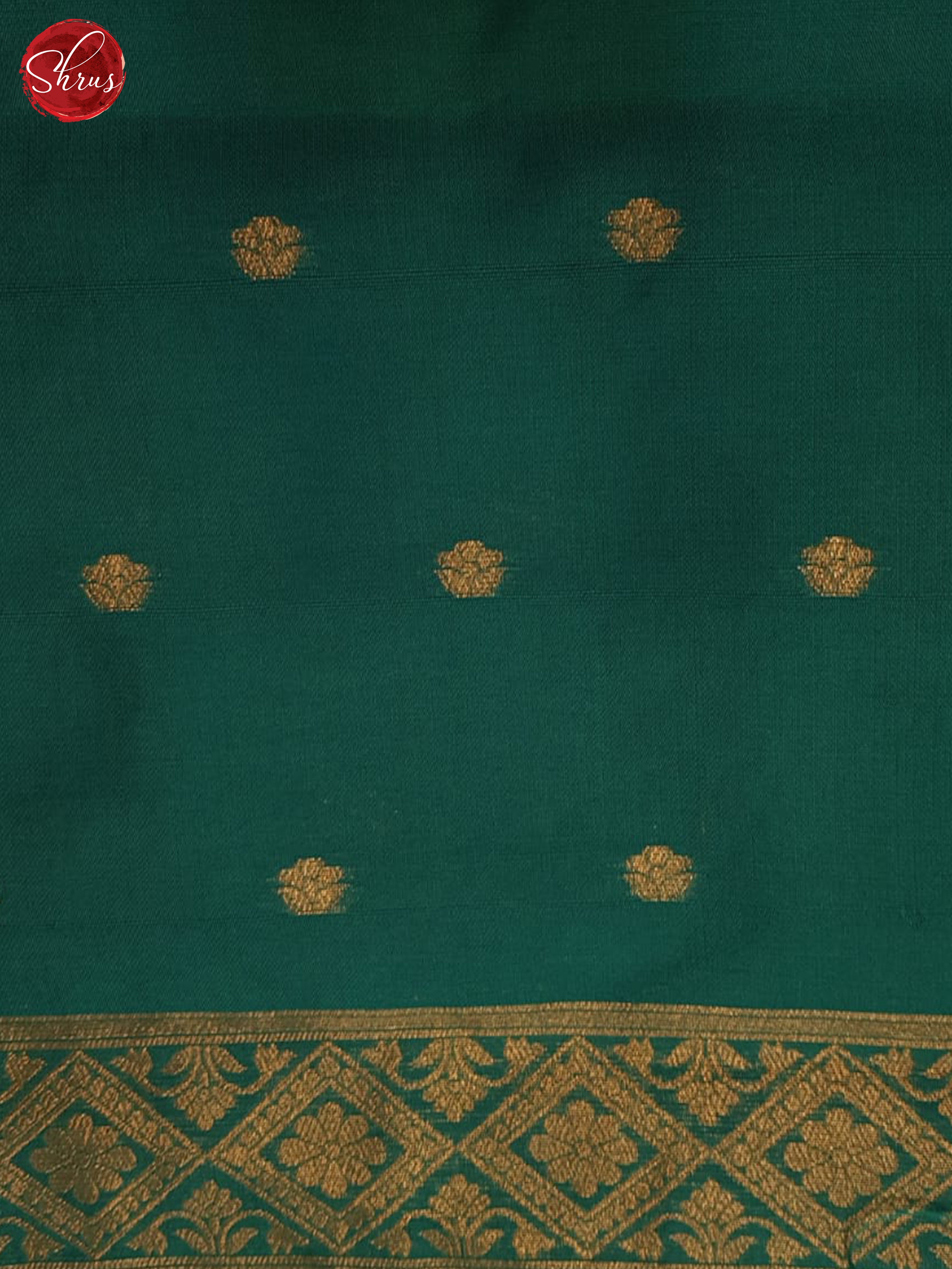 Maroon & Green- Semi Softsilk Saree - Shop on ShrusEternity.com