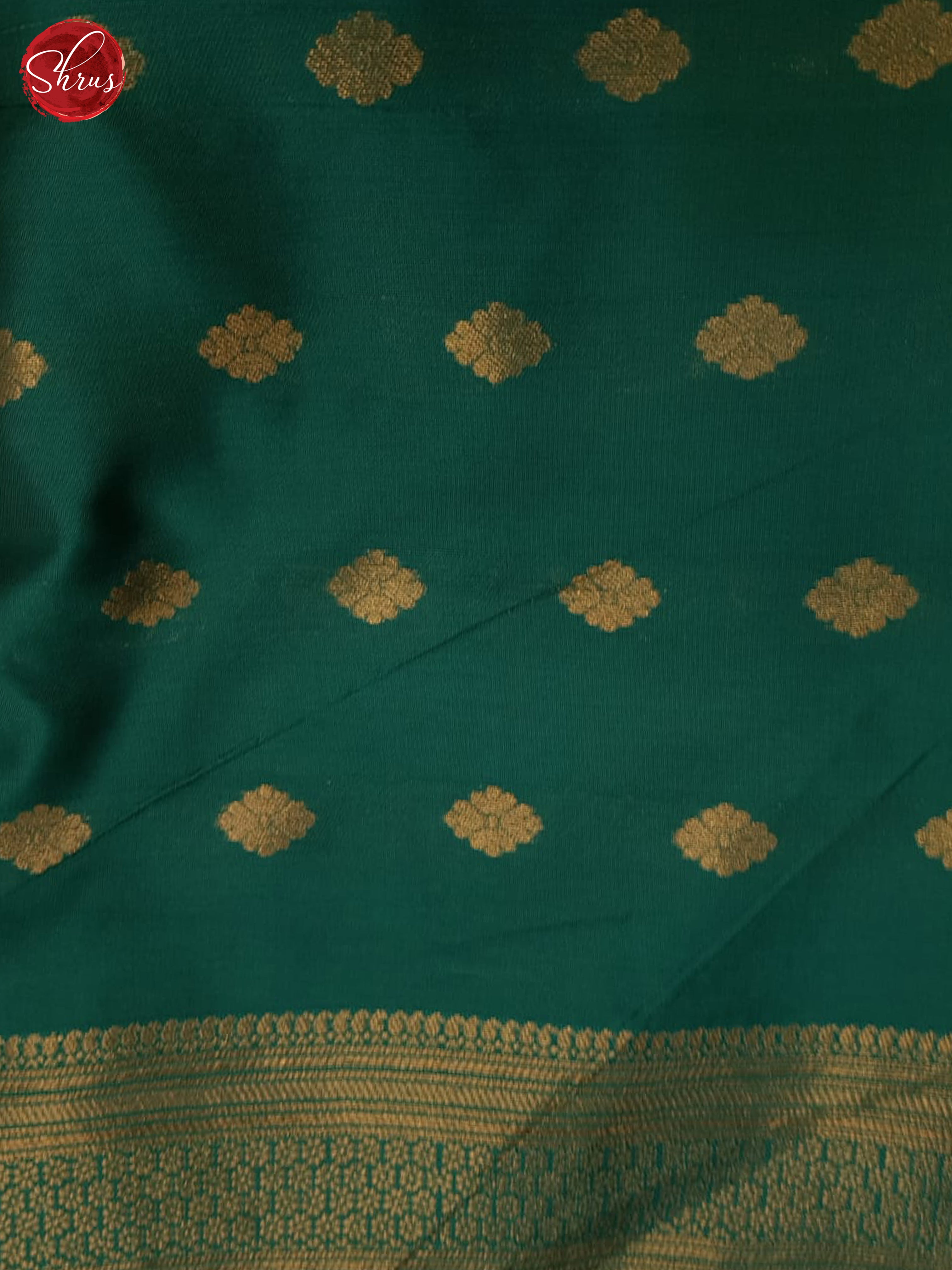 Maroon & Green - Semi Softsilk Saree - Shop on ShrusEternity.com