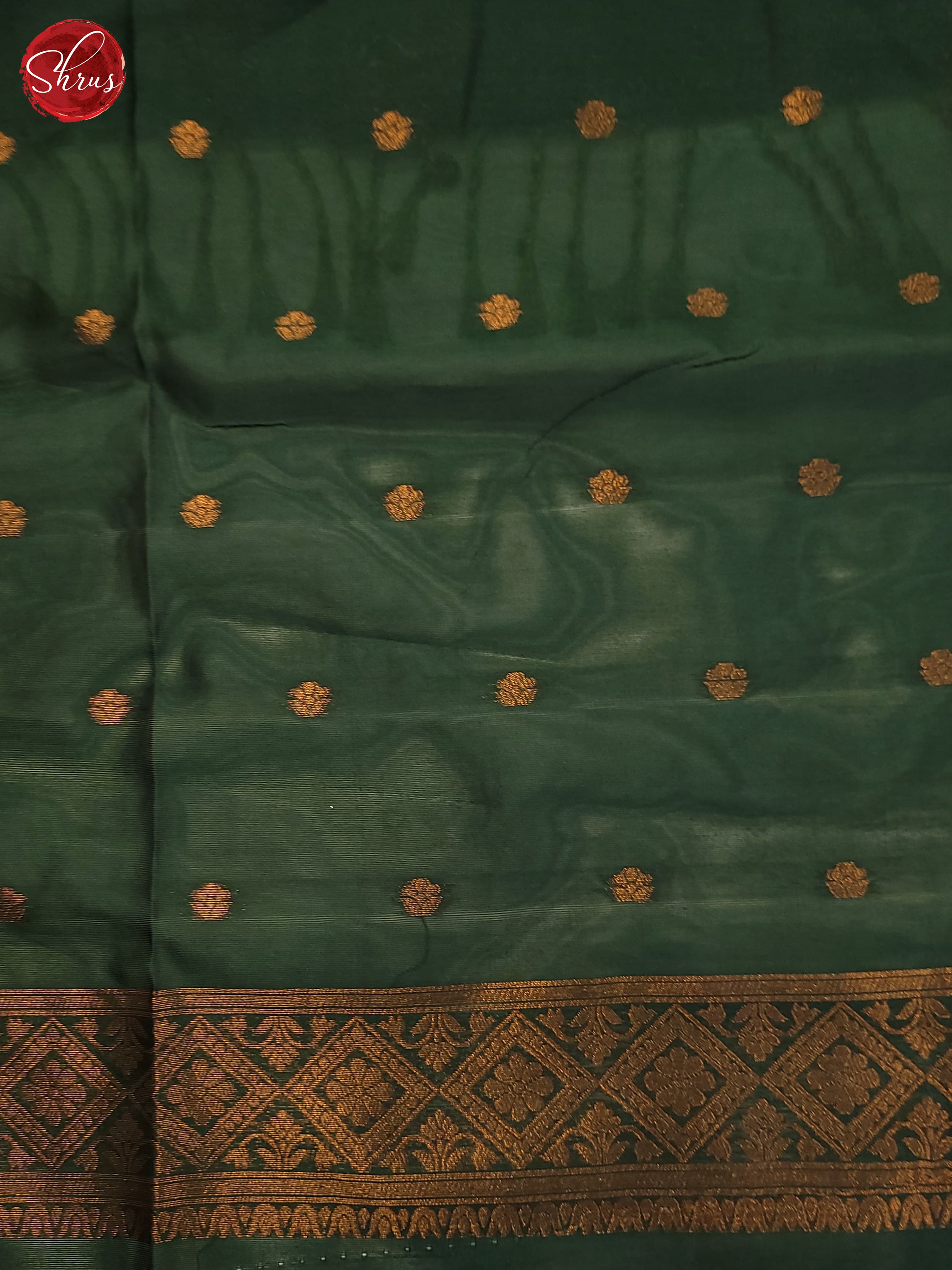 Madhulir Green & Green - Semi Softsilk Saree - Shop on ShrusEternity.com