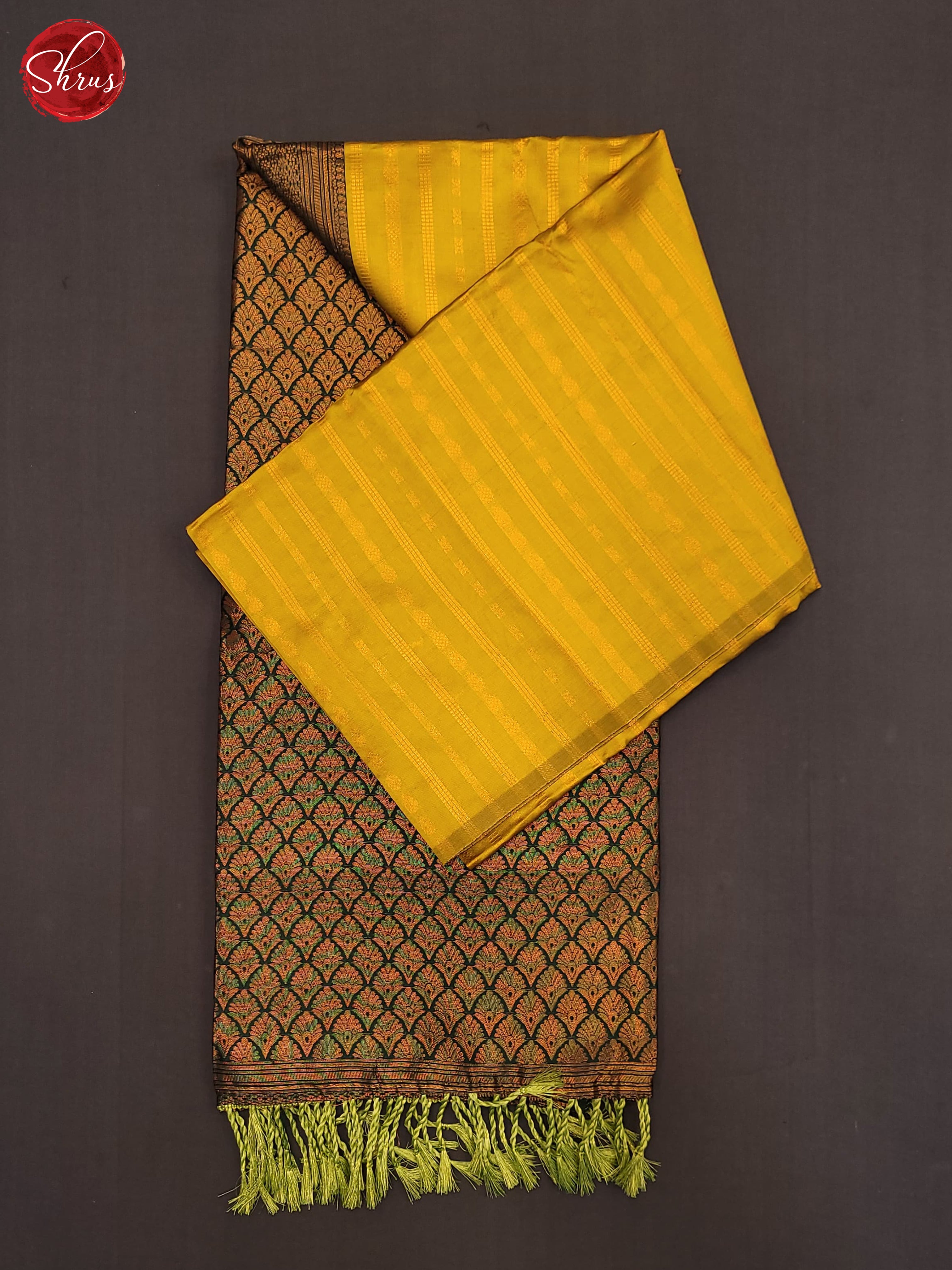 Madhulir Green & Green - Semi Softsilk Saree - Shop on ShrusEternity.com