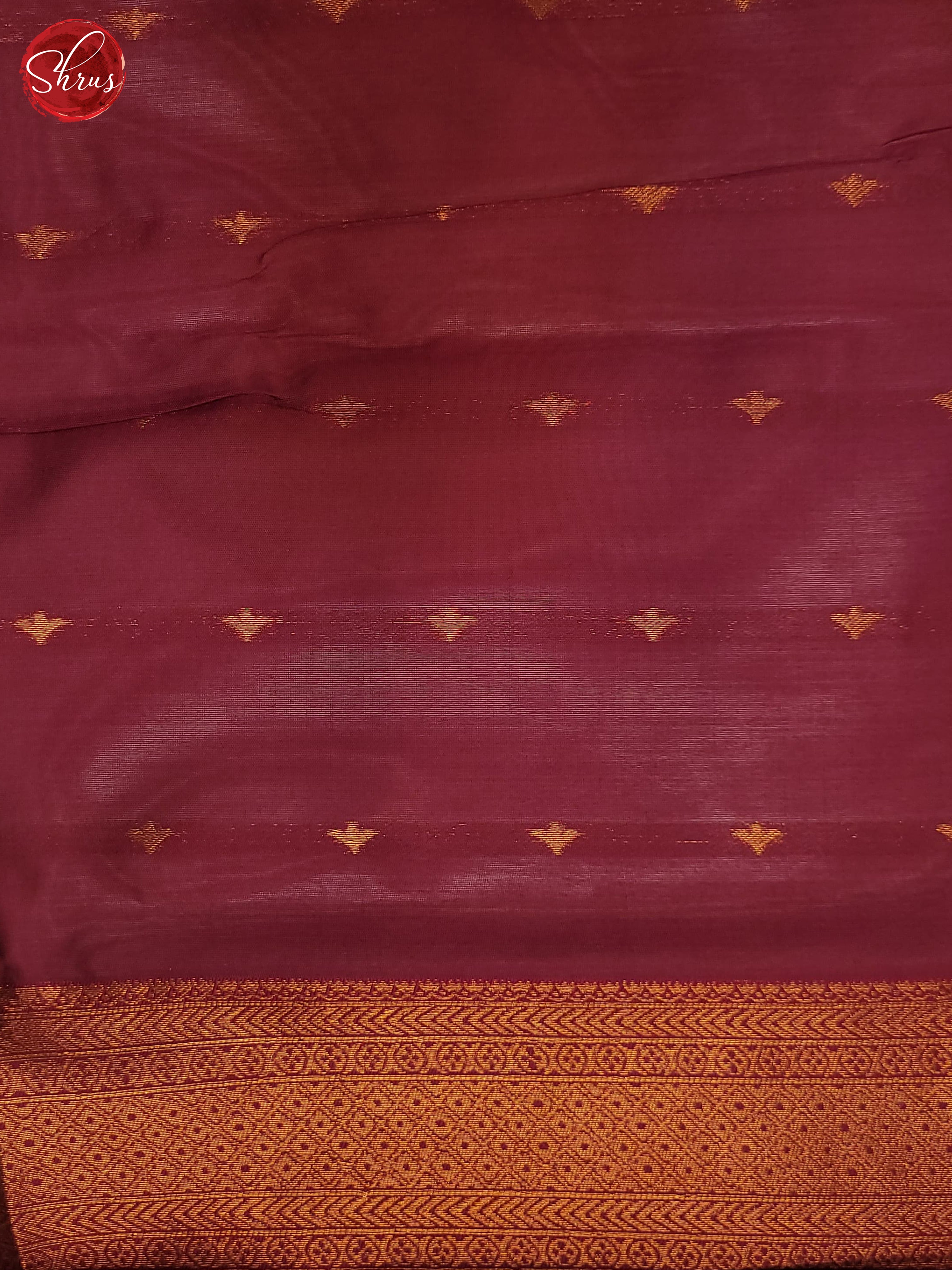 Bottle Green & Maroon - Semi Softsilk Saree - Shop on ShrusEternity.com