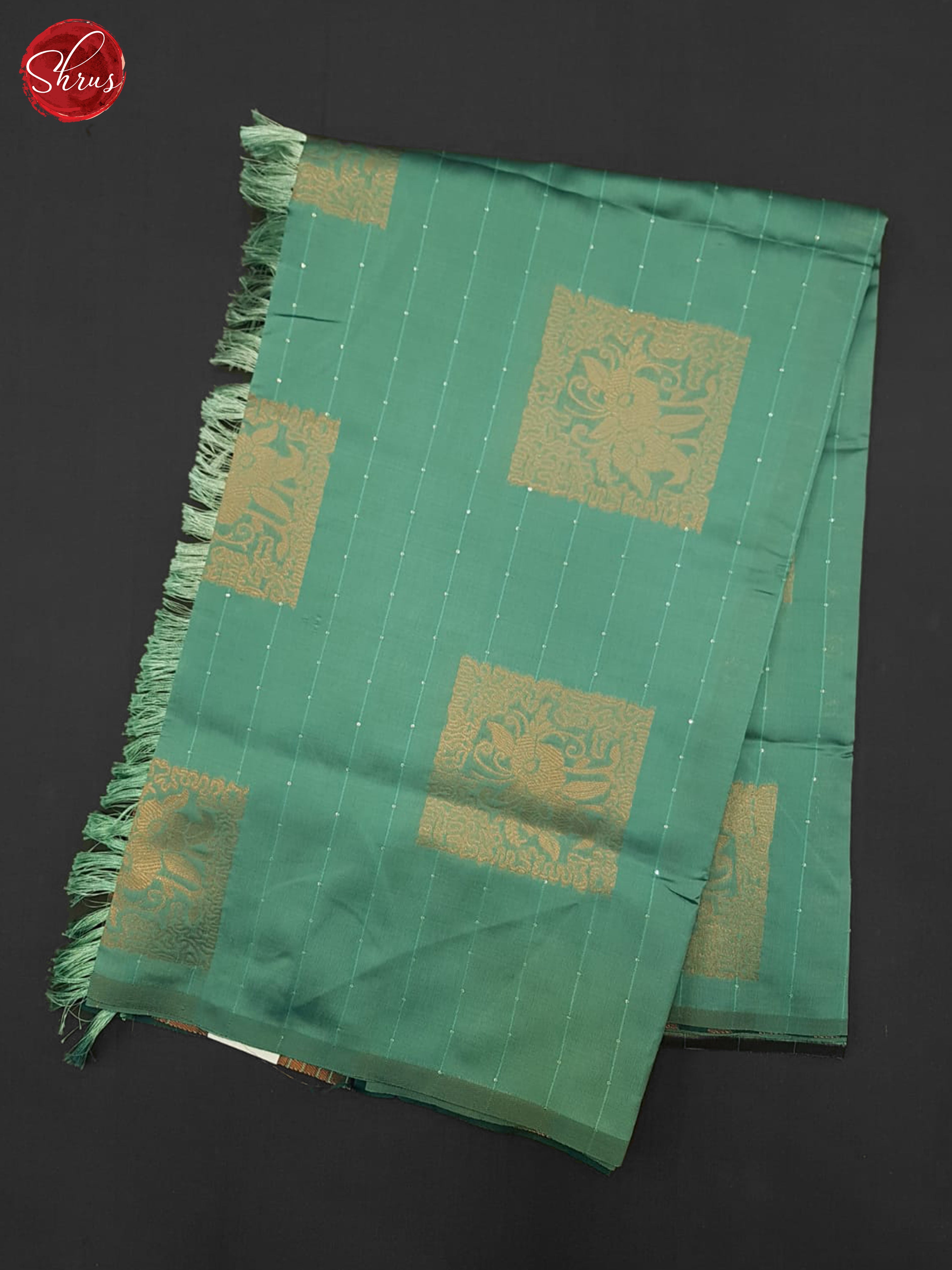 Green And Blue - Semi Soft Silk Saree - Shop on ShrusEternity.com