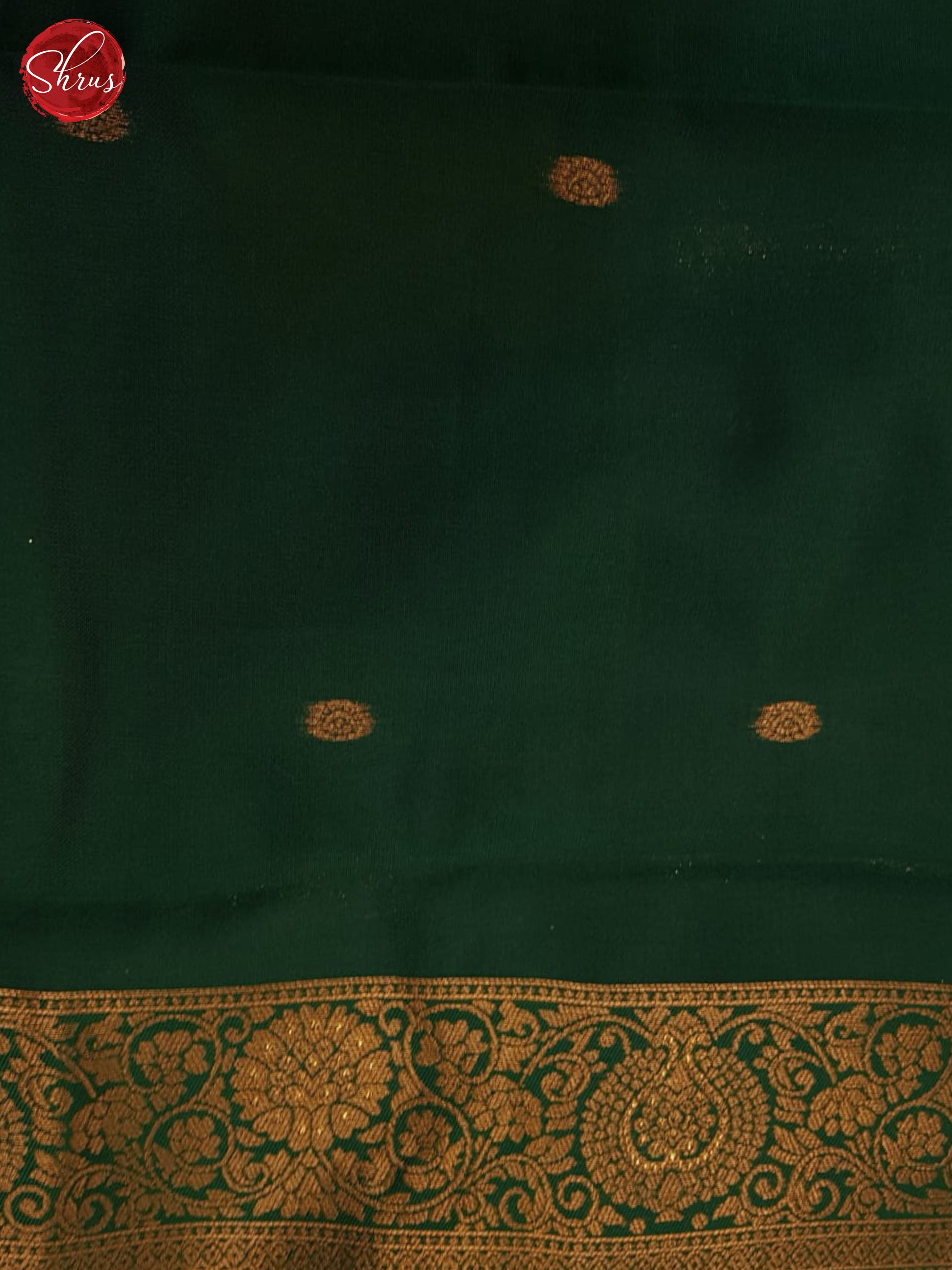 Wine And Green-Semi Kanchipuram Saree - Shop on ShrusEternity.com