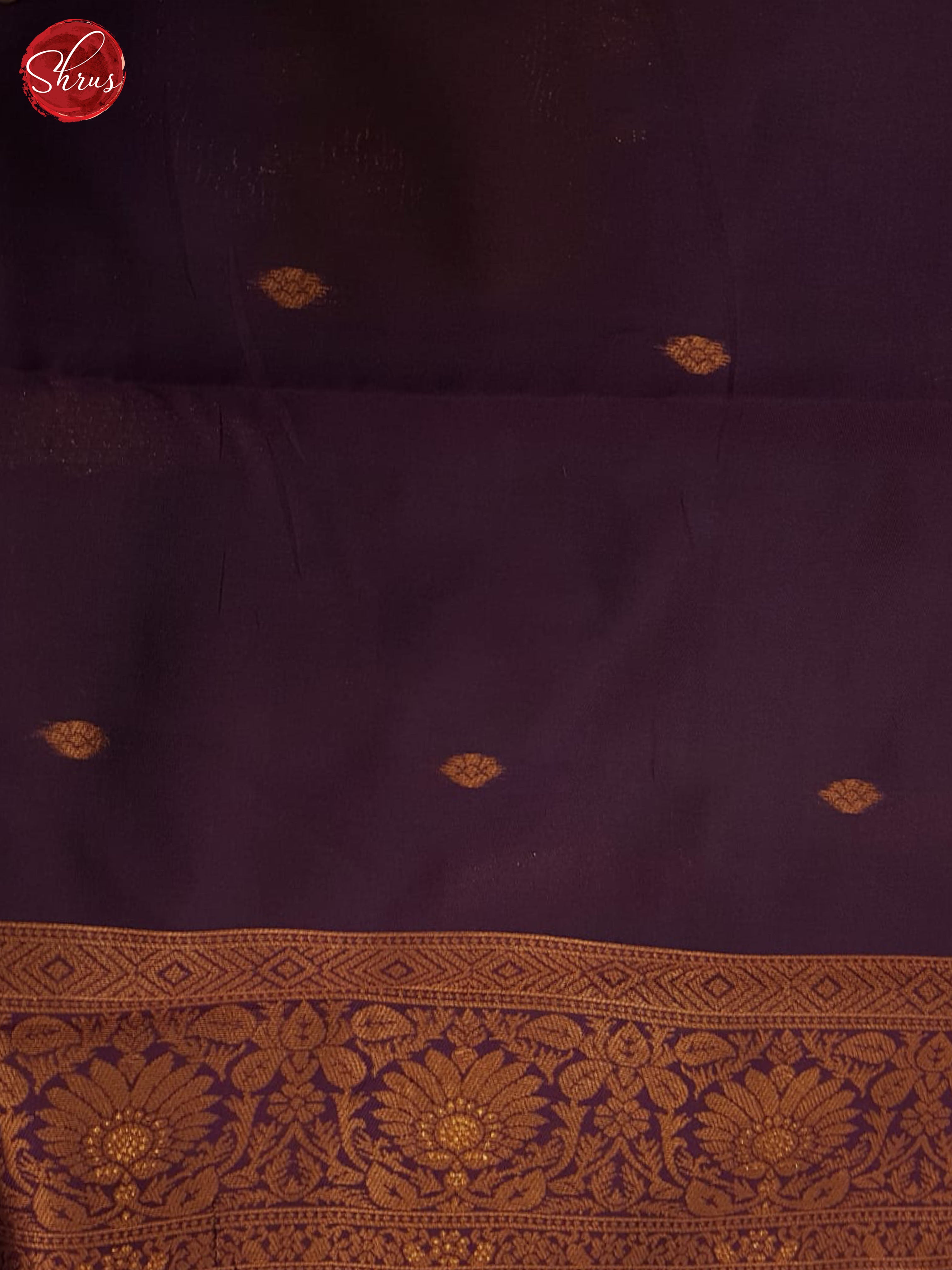 Green And Purple-Semi Kanchipuram Saree - Shop on ShrusEternity.com